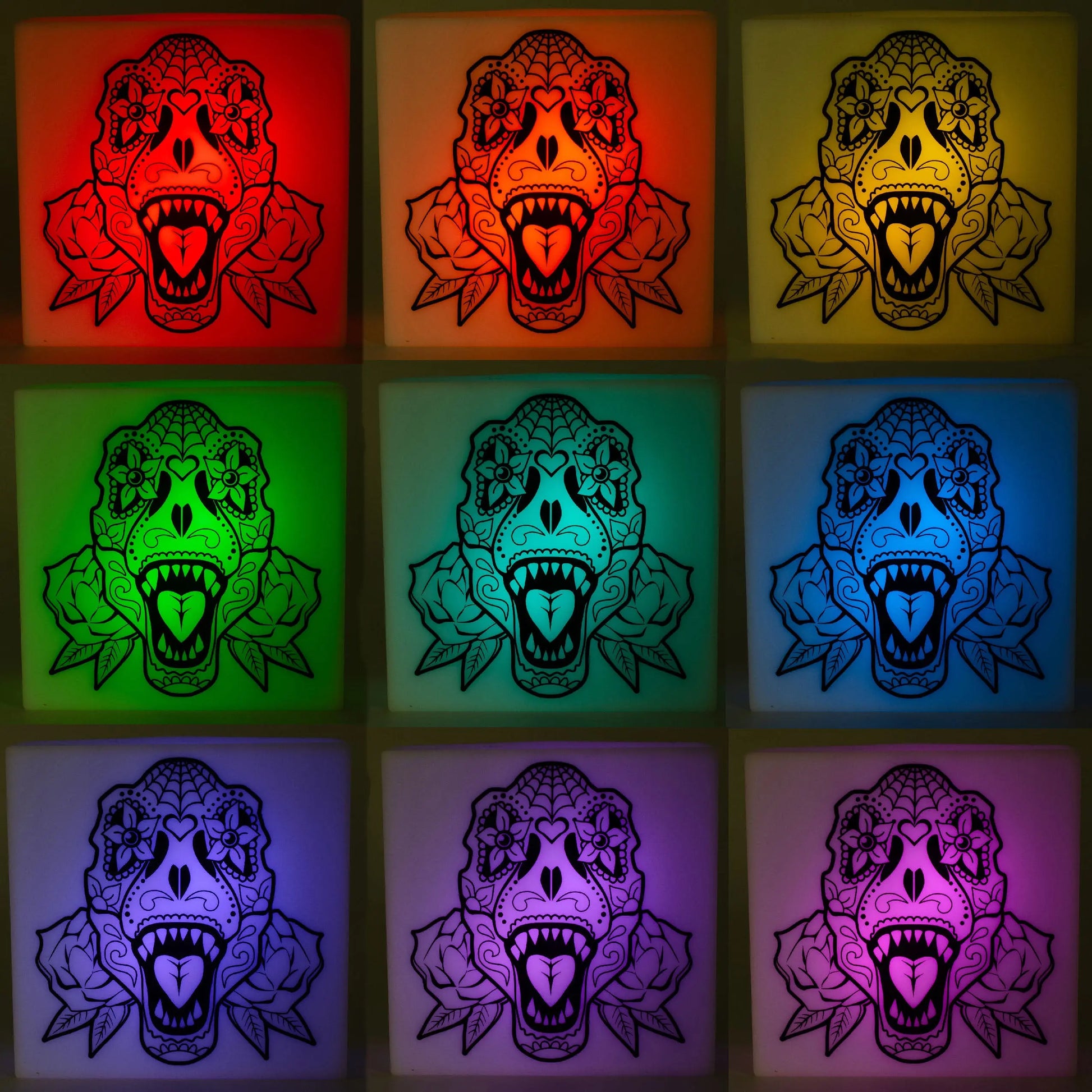 Zoolight DIY Create Your Own Coloring Night Light Craft Kit - Tyrannosaurus (ZNTY) IQ Hong Kong, Ltd.