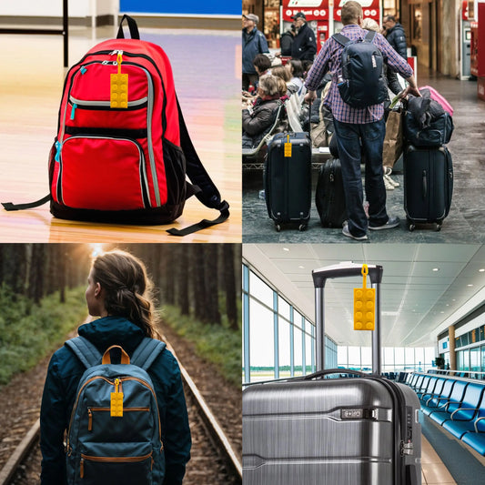 LEGO Bag Tag 2x4 - Yellow (53657) IQ Hong Kong, Ltd.