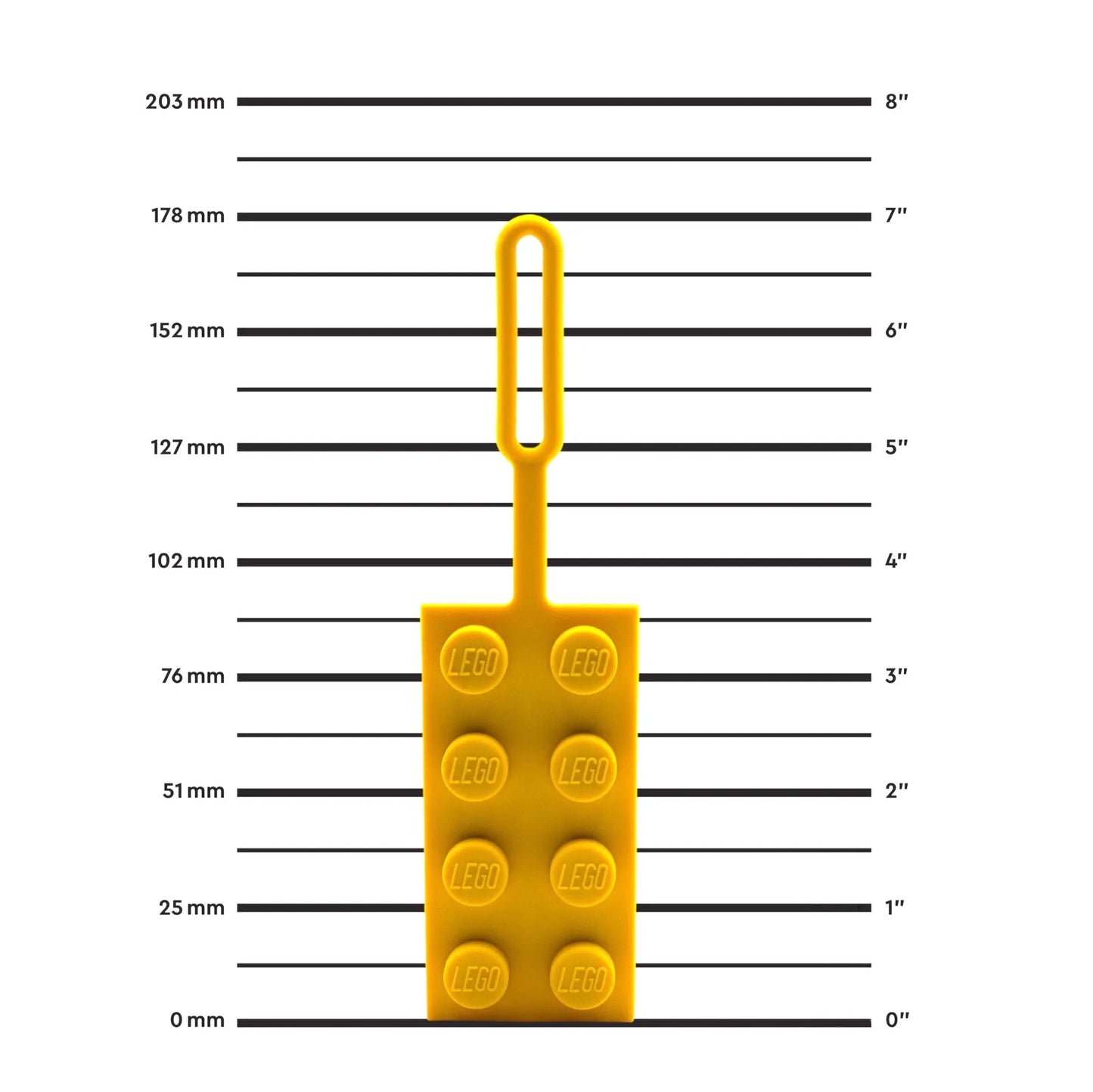 LEGO Bag Tag 2x4 - Yellow (53657) IQ Hong Kong, Ltd.