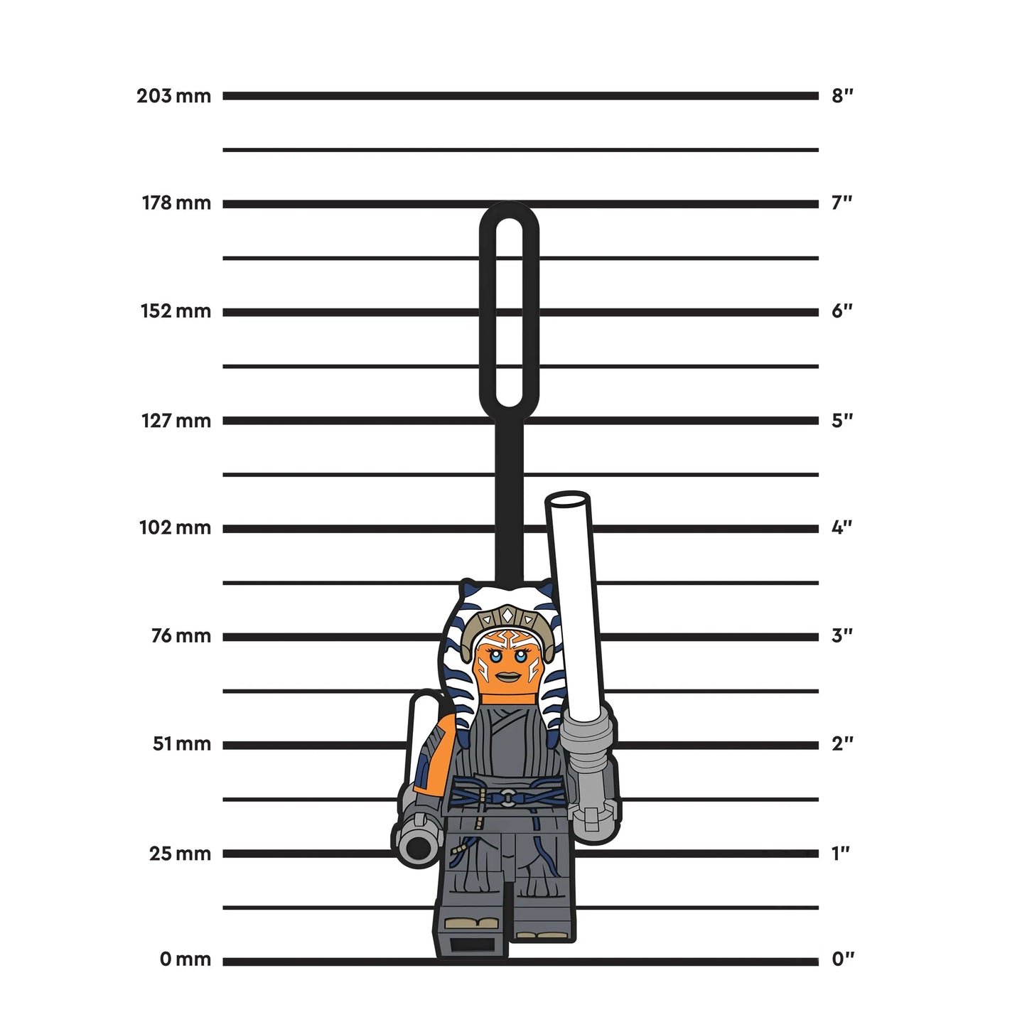 LEGO® Star Wars™ THE MANDALORIAN™ Bag Tag - Ahsoka Tano™ (53745) IQ Hong Kong, Ltd.