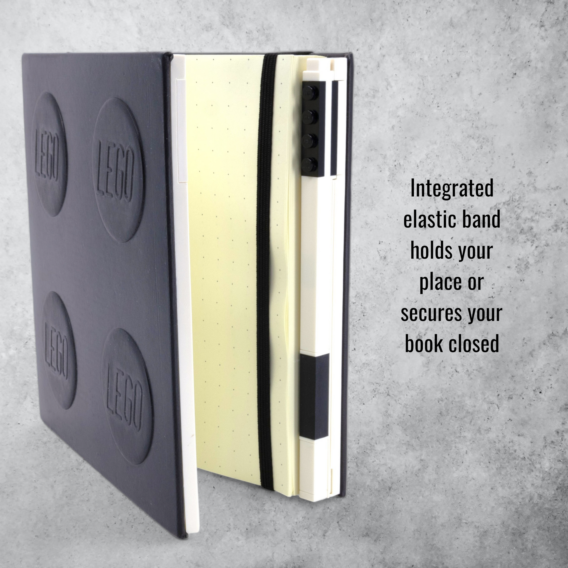 LEGO Locking Notebook with Gel Pen Black - in Box 