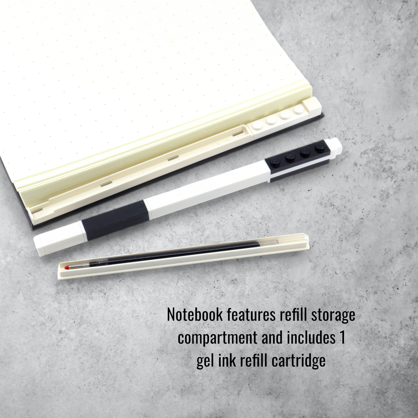 LEGO Locking Notebook with Gel Pen Black - in Box 