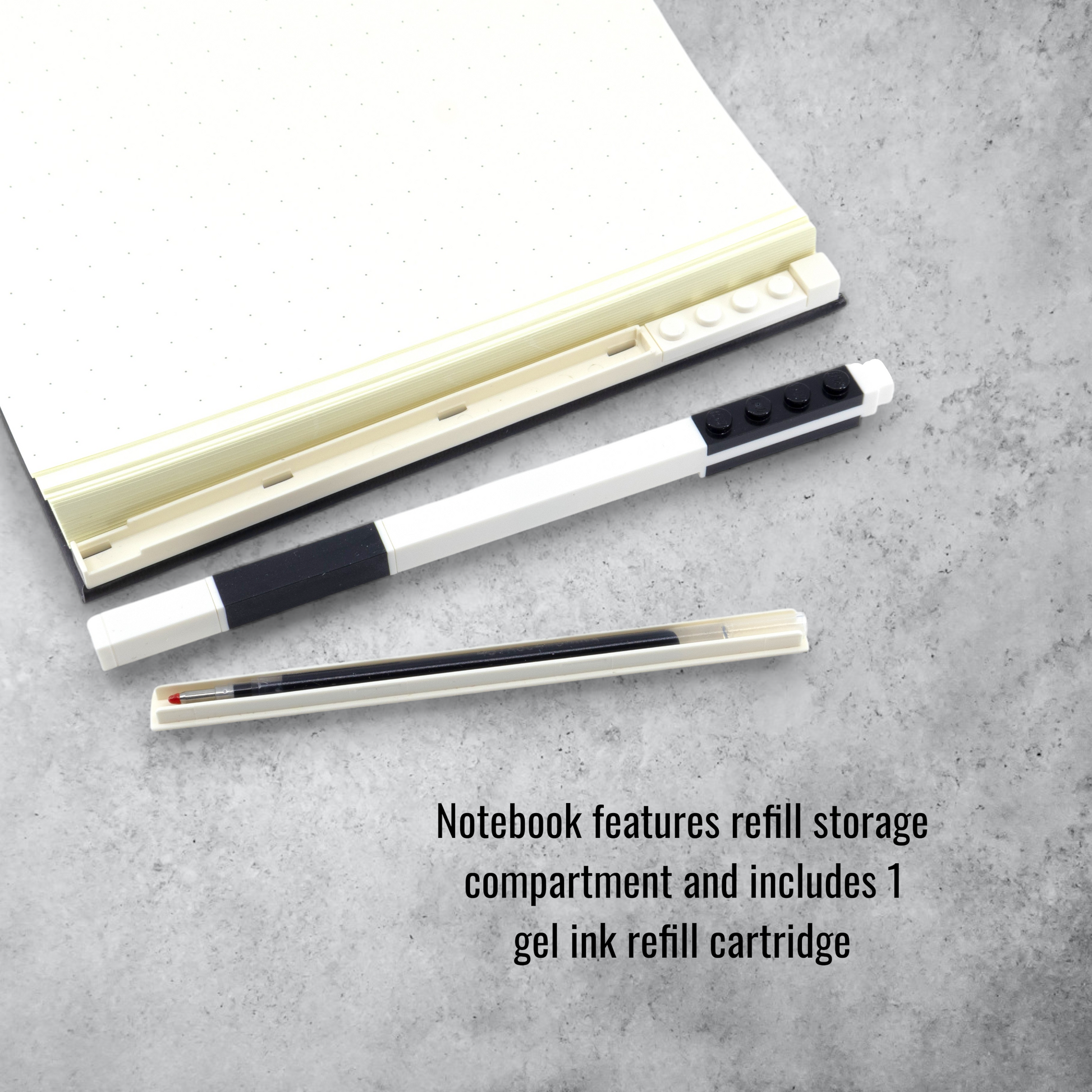 LEGO Locking Notebook with Gel Pen Black - in Box 