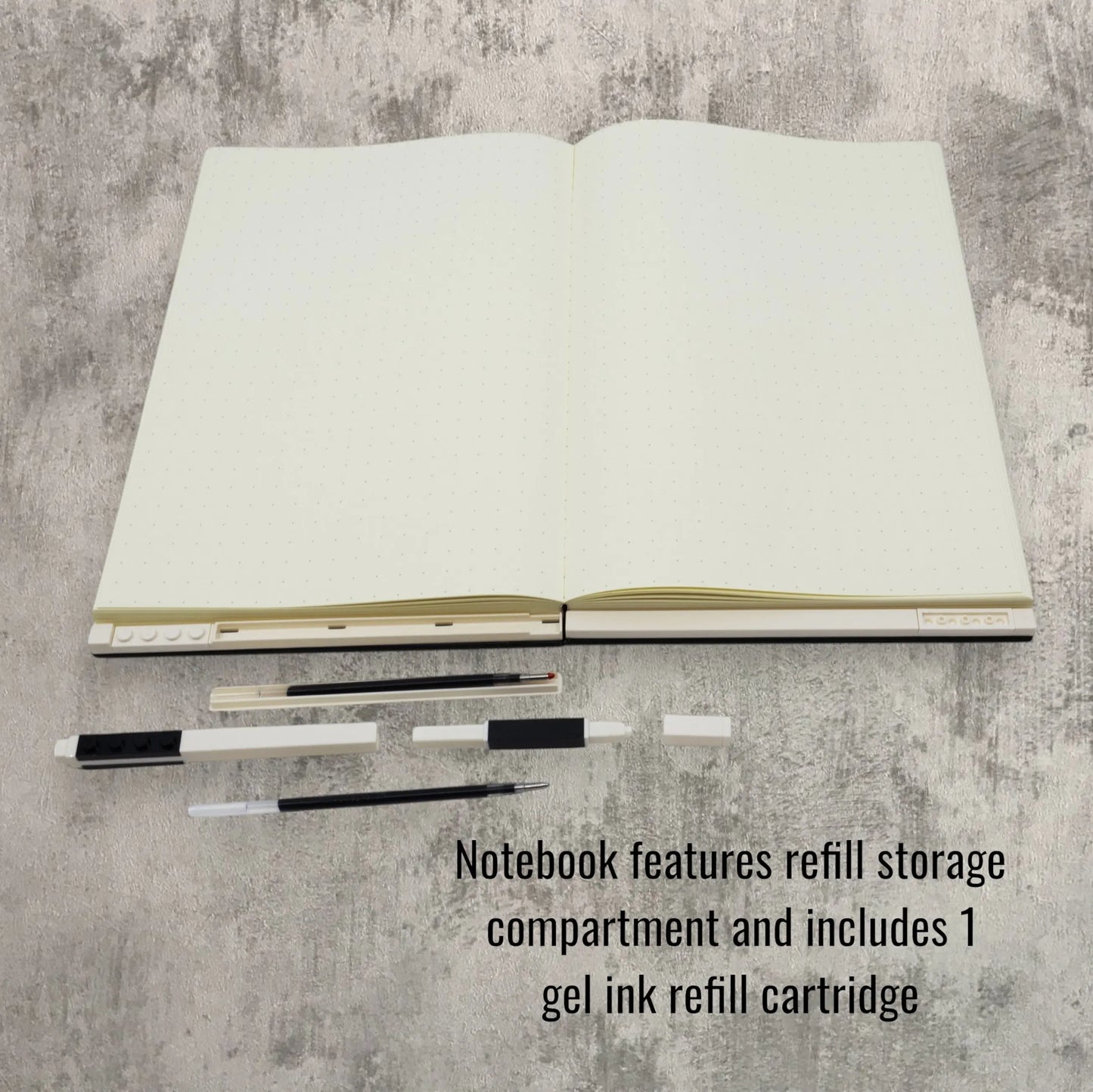 LEGO Locking Notebook with Gel Pen 2x3 Black (53698) IQ Hong Kong, Ltd.