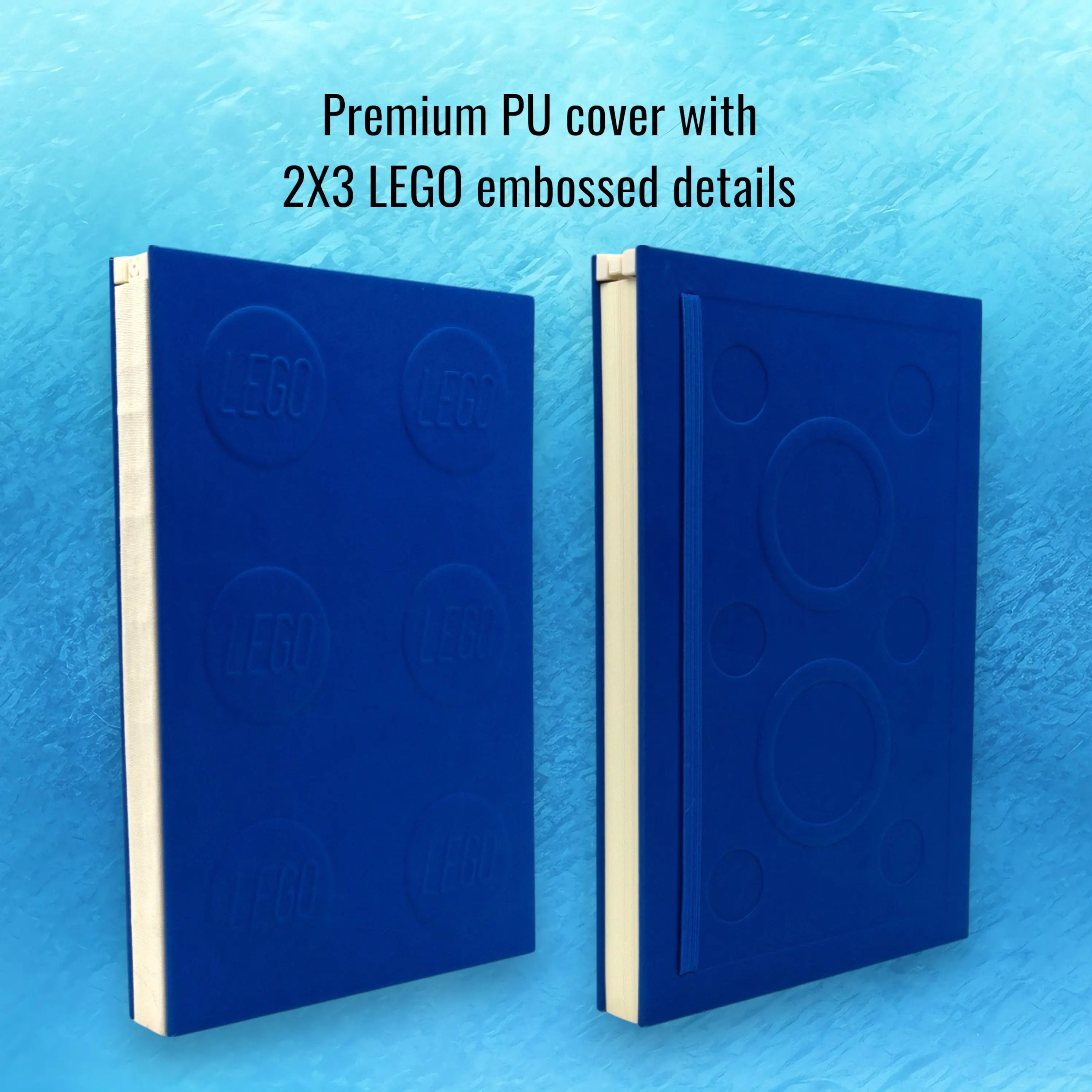 LEGO Locking Notebook with Gel Pen 2x3 Blue (53699) | Santoki
