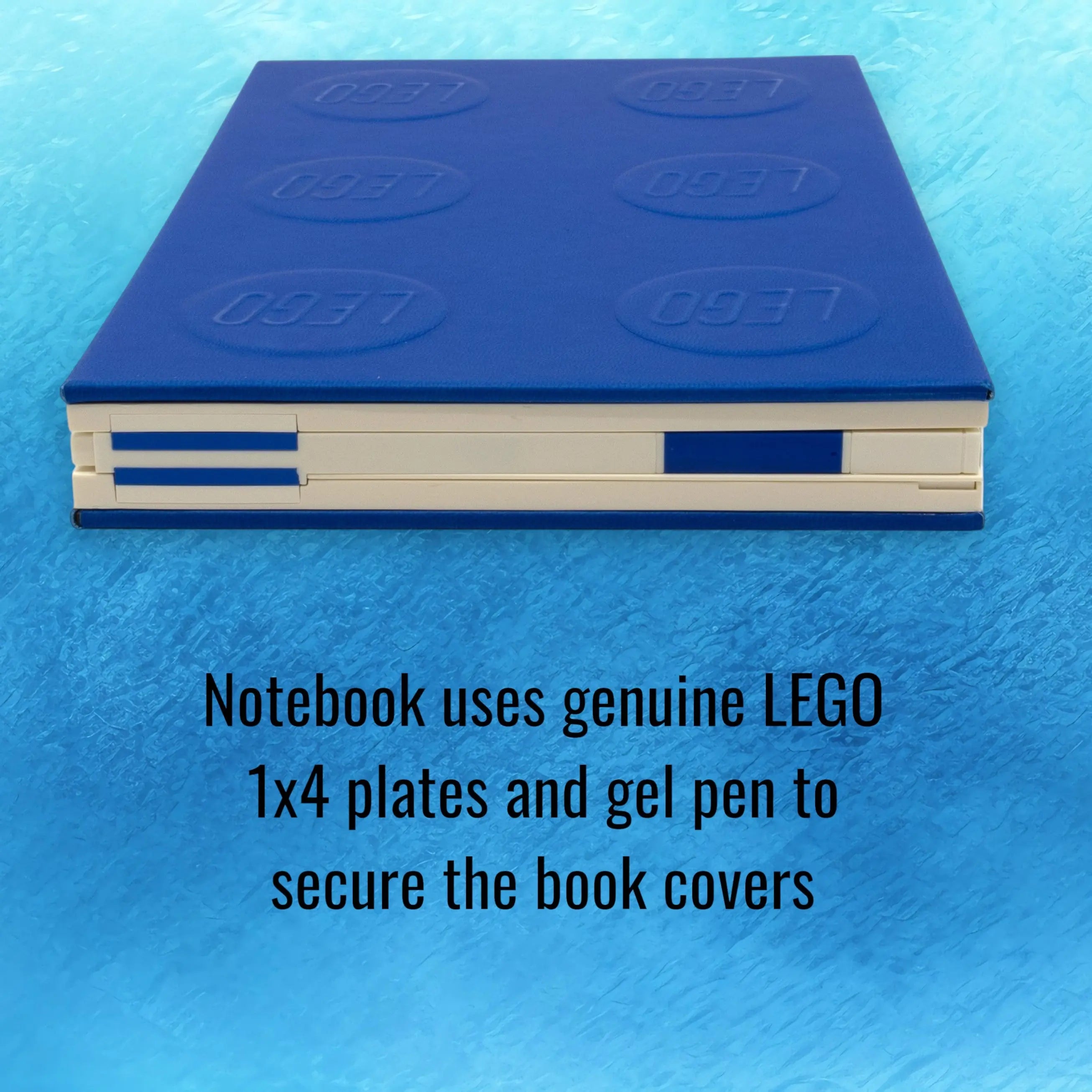 LEGO Locking Notebook with Gel Pen 2x3 Blue (53699) | Santoki