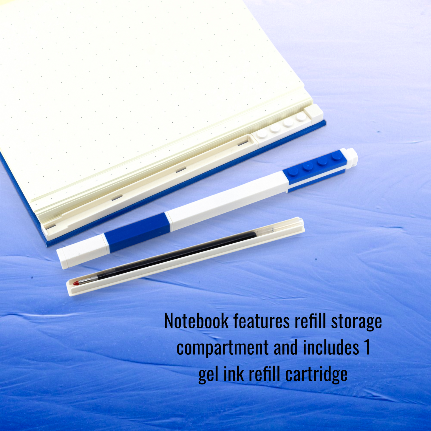 LEGO Locking Notebook with Gel Pen Blue- in Box 