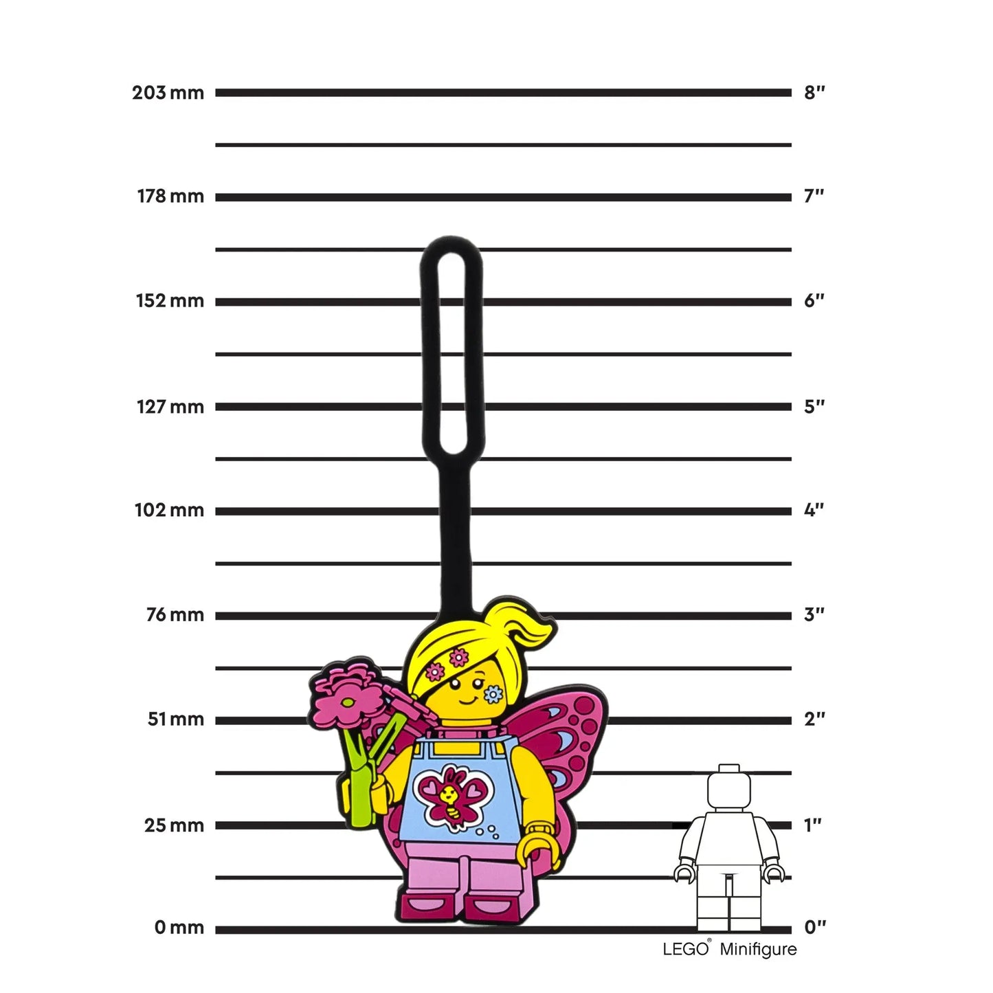 LEGO Minifigures Bag Tag - Butterfly Girl (52853) IQ Hong Kong, Ltd.