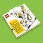 LEGO Minifigures Coloring Sticky Notes with Gel Pen - Farmers Market (53672) - Santoki
