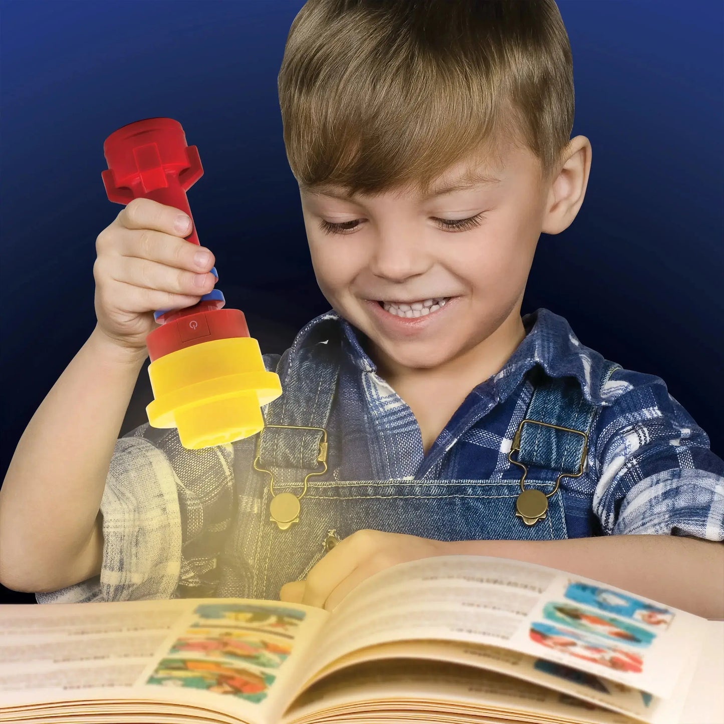LEGO Iconic Torch - Flashlight Red/Blue/Yellow (FL4) IQ Hong Kong, Ltd.