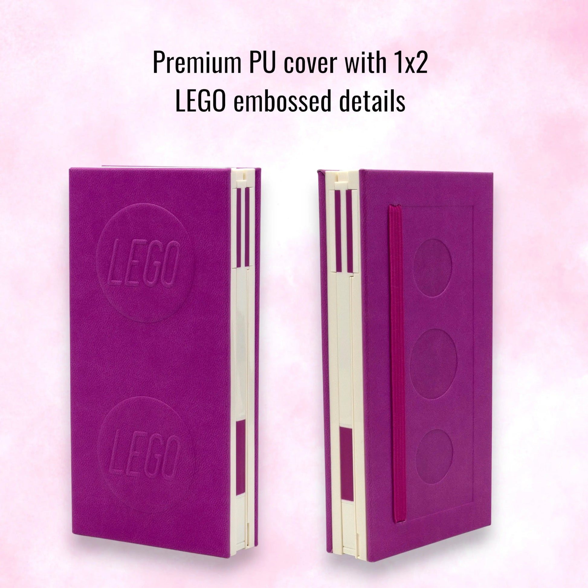 LEGO Locking Notebook with Gel Pen 1x2 Red Violet (53696) IQ Hong Kong, Ltd.