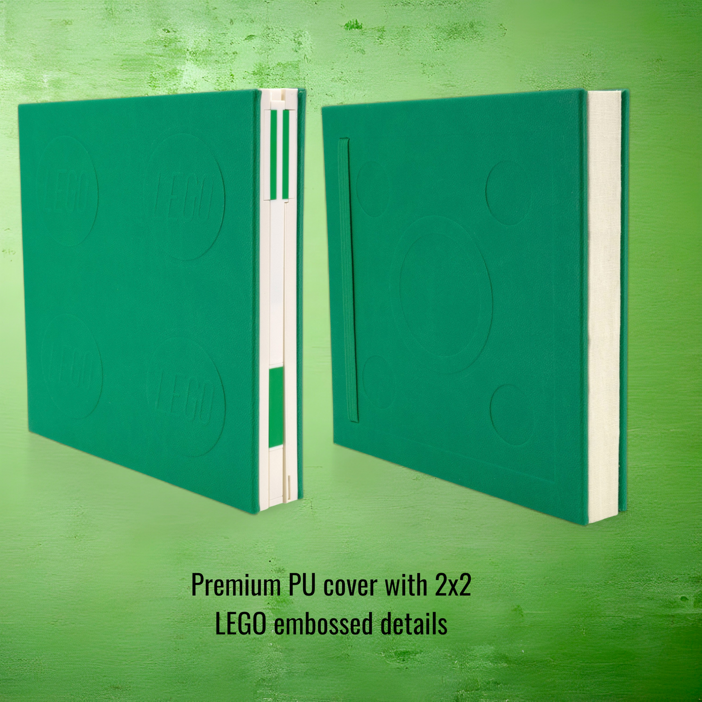 LEGO Locking Notebook with Gel Pen Green - in Box 