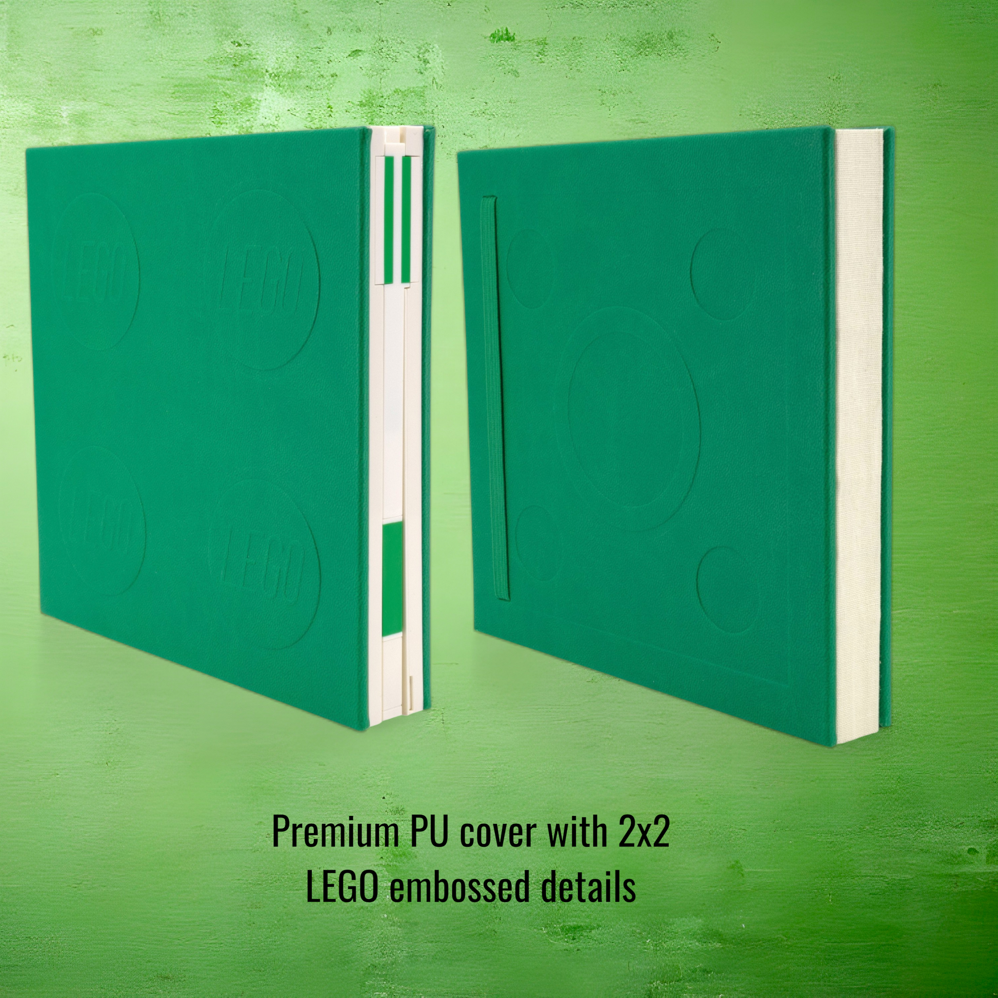 LEGO Locking Notebook with Gel Pen Green - in Box 