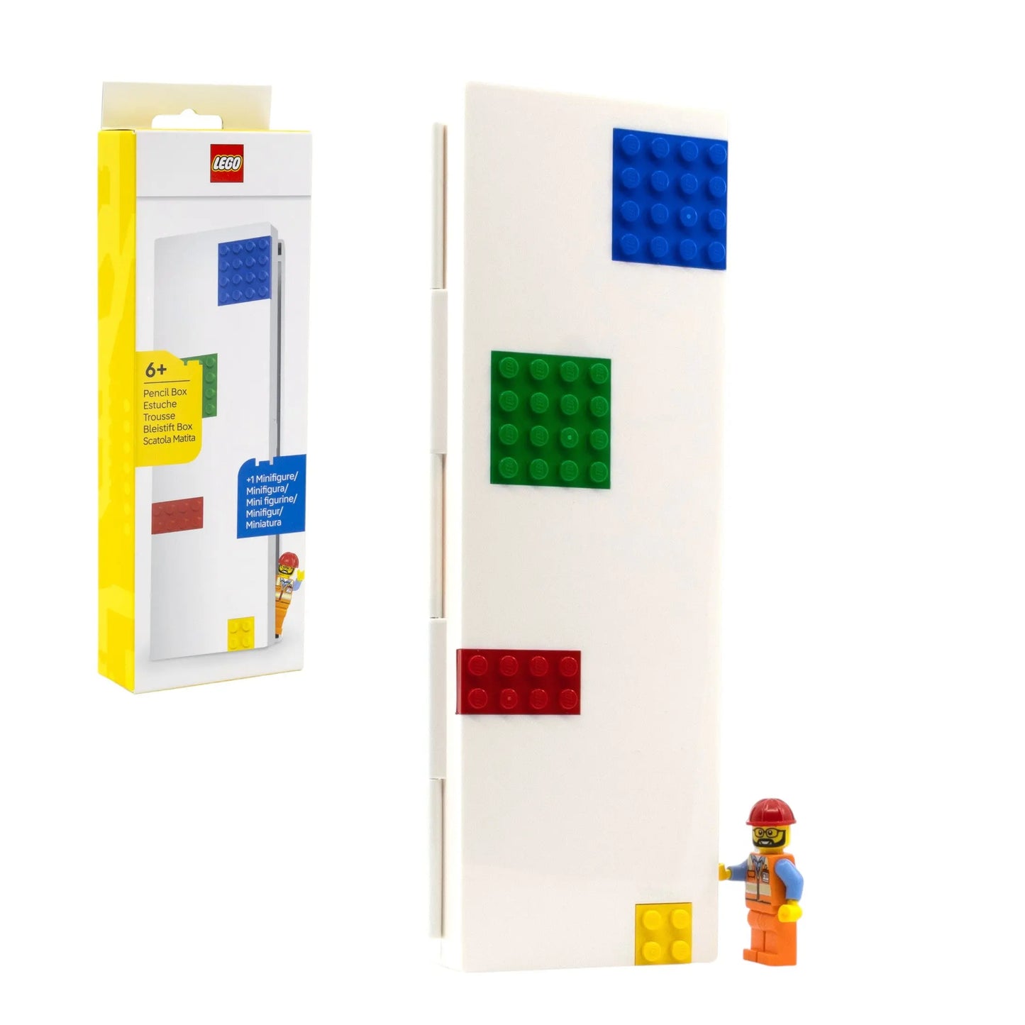 LEGO® Pencil Box with Construction Worker Minifigure (53707) IQ Hong Kong, Ltd.