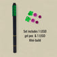 LEGO Pen Pal Gel Pen & Building Toy - Botanical, Bright Purple (53668) IQ Hong Kong, Ltd.