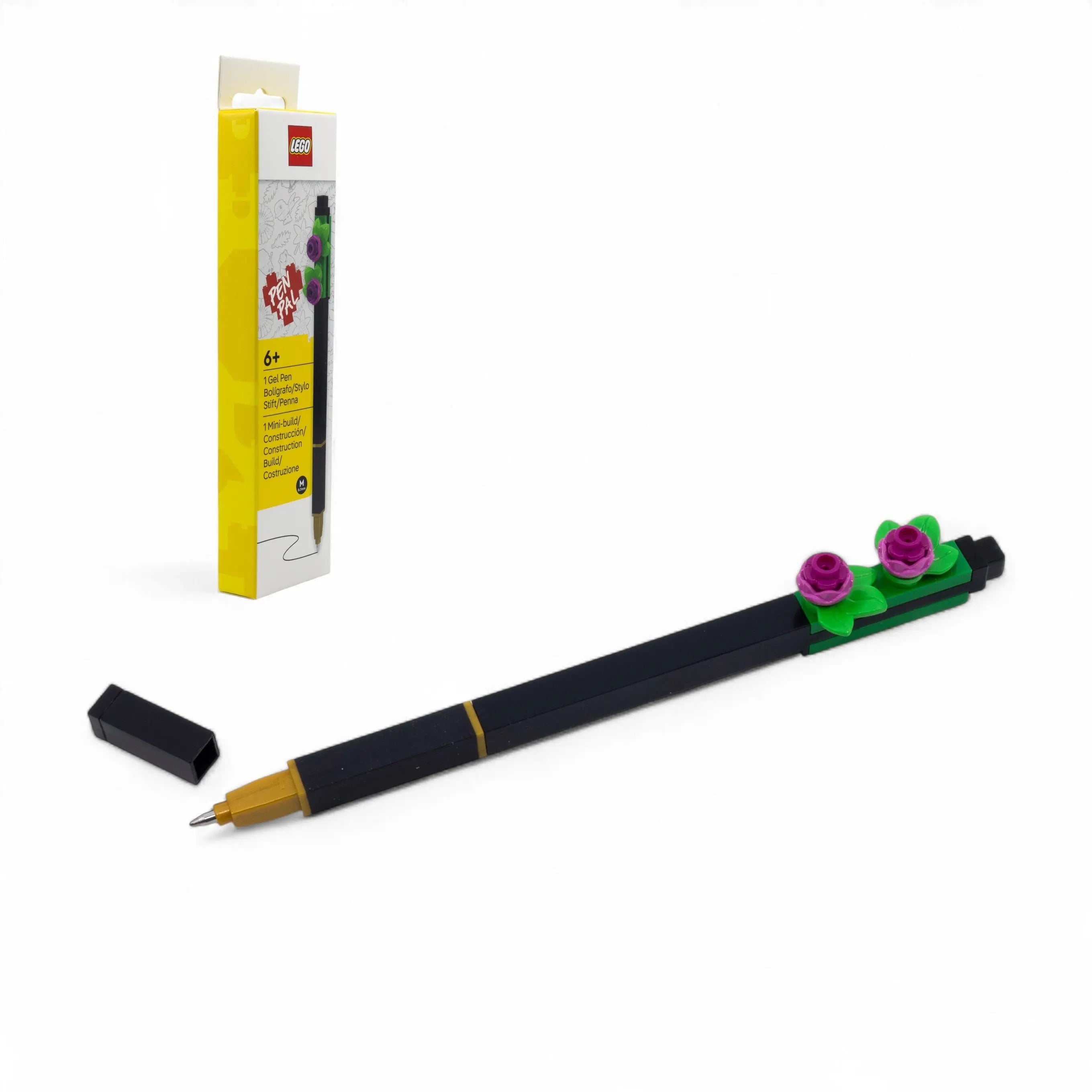 LEGO Pen Pal Gel Pen & Building Toy - Botanical, Bright Purple (53668) IQ Hong Kong, Ltd.