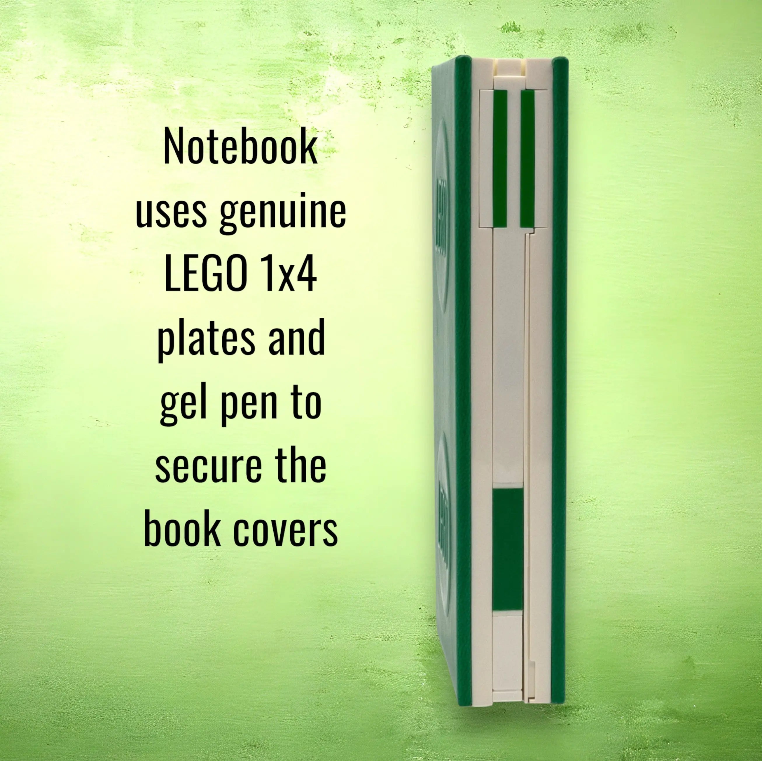 LEGO Locking Notebook with Gel Pen 1x2 Green (53697) | Santoki