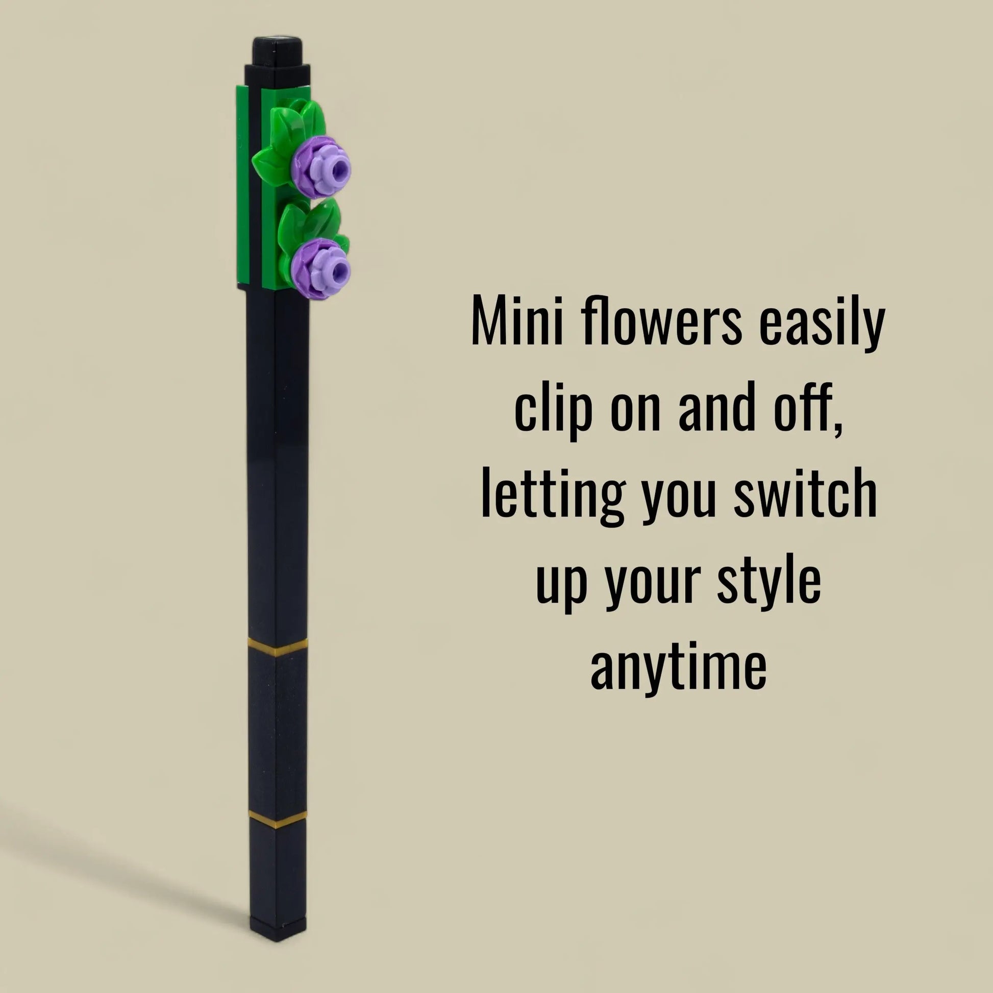 LEGO Pen Pal Gel Pen & Building Toy - Botanical, Lavender (53701) IQ Hong Kong, Ltd.