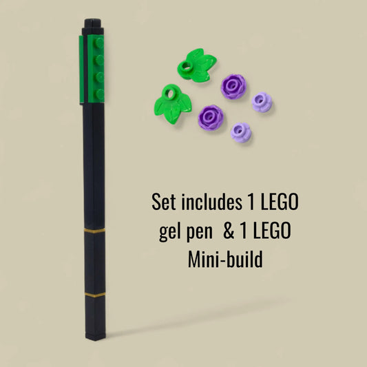 LEGO Pen Pal Gel Pen & Building Toy - Botanical, Lavender (53701) IQ Hong Kong, Ltd.