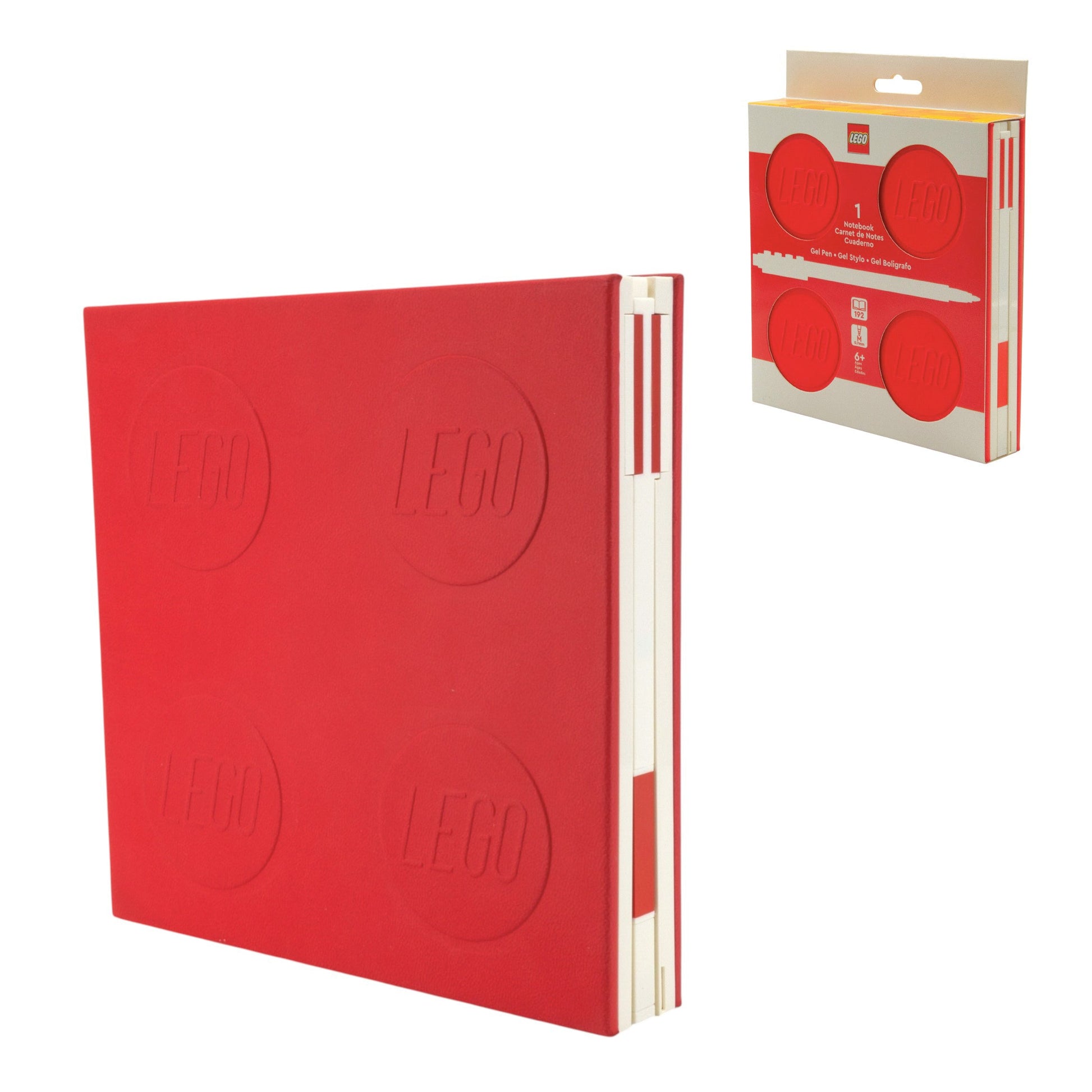LEGO Locking Notebook with Gel Pen Red - in Box 
