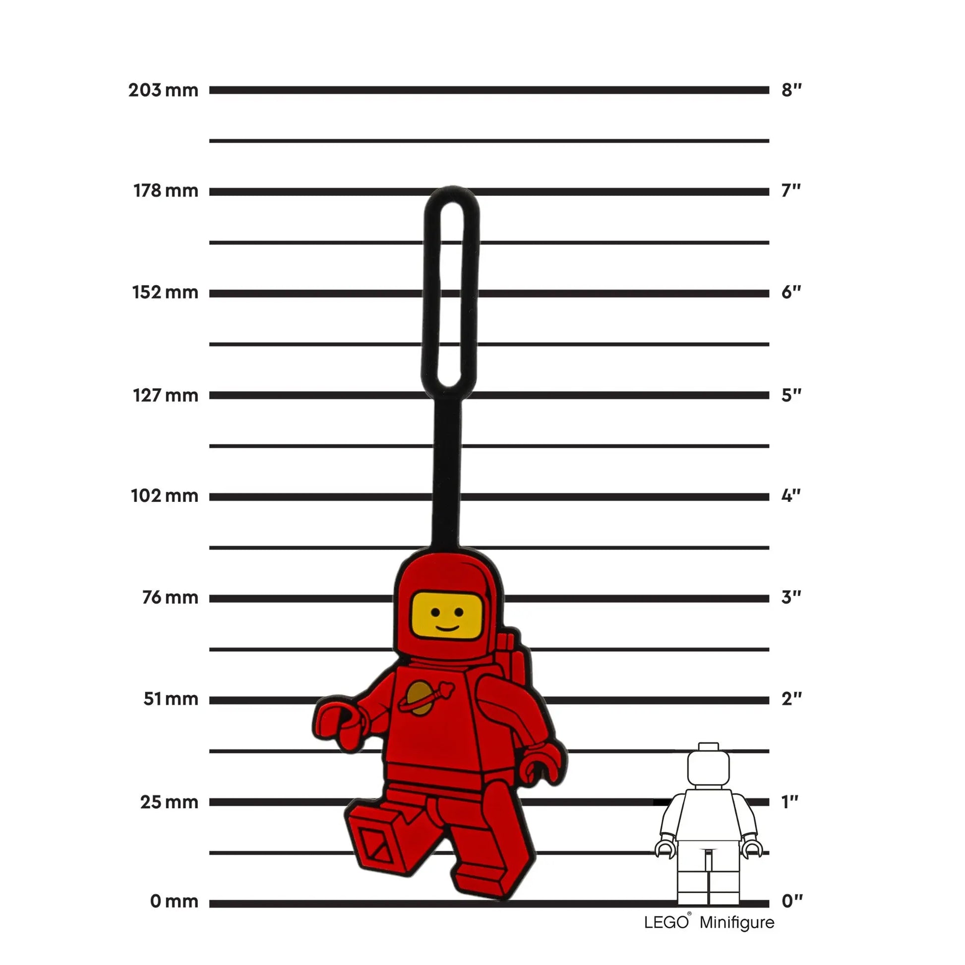 LEGO Minifigures Bag Tag - Spaceman Red (53498) IQ Hong Kong, Ltd.