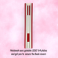 LEGO Locking Notebook with Gel Pen Red - in Box 