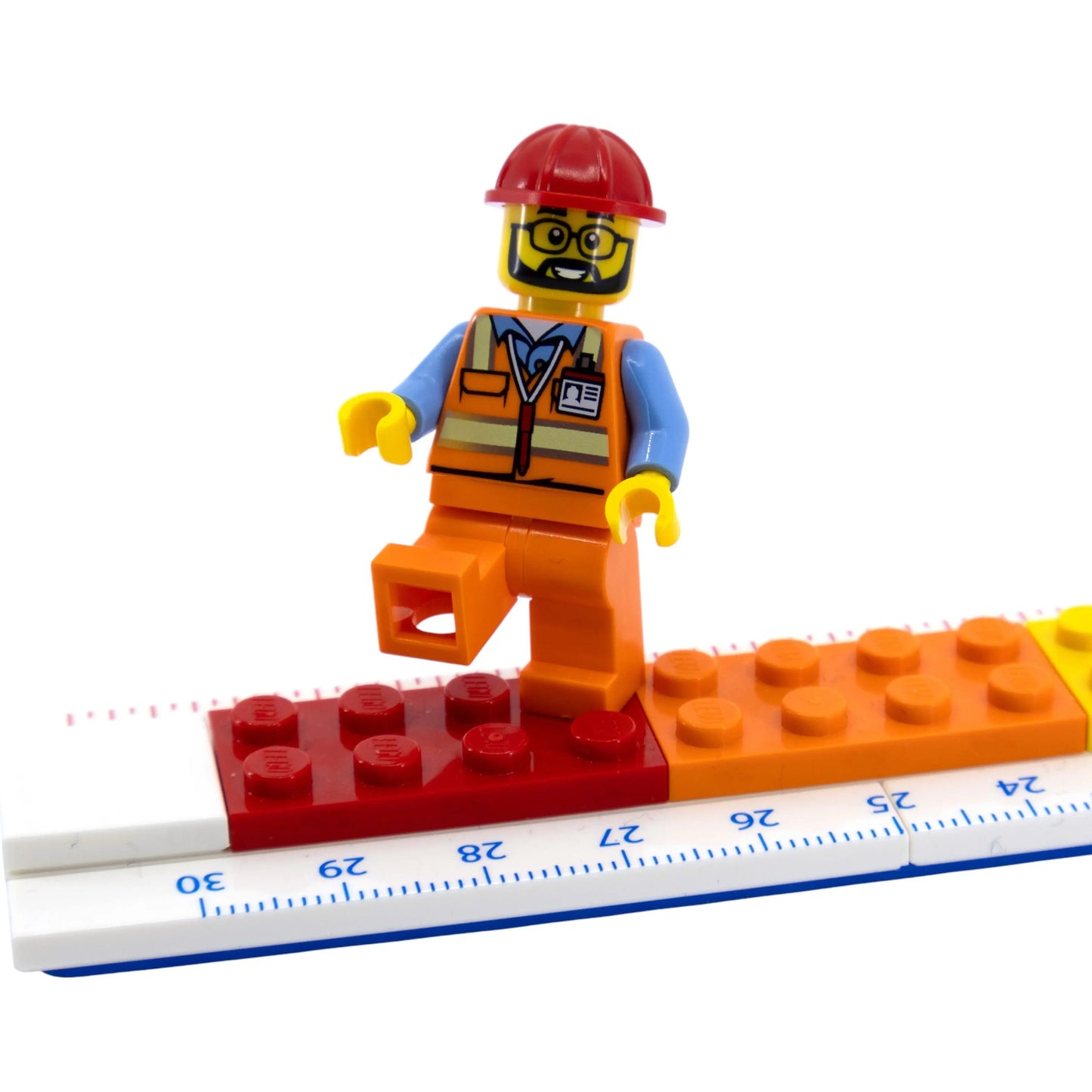 LEGO® Ruler with Construction Worker Minifigure (53709)