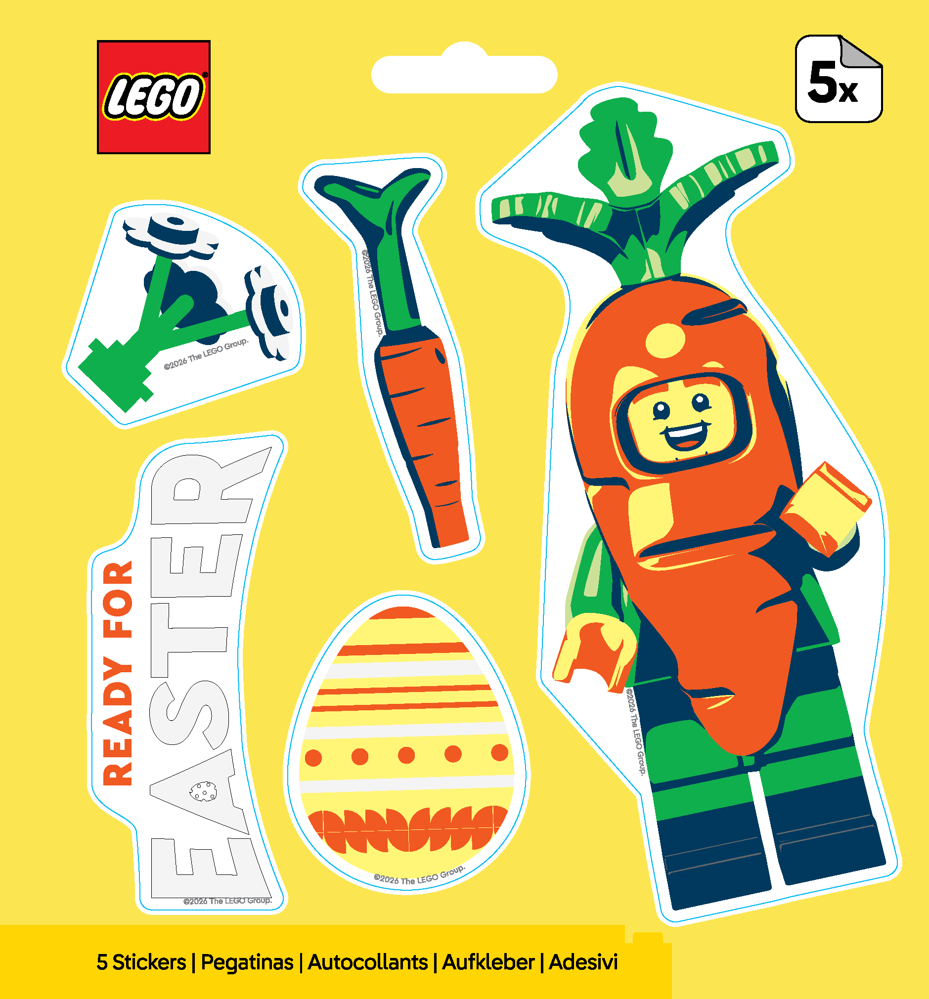 LEGO® Minifigures™ Sticker -  Easter Carrot Suit Guy IQ Hong Kong, Ltd.