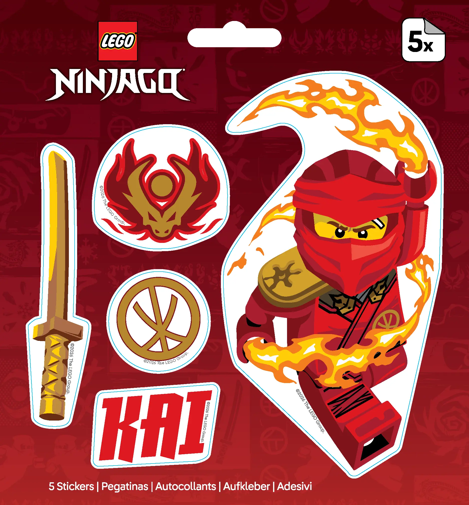 LEGO® NINJAGO® Sticker - Kai IQ Hong Kong, Ltd.