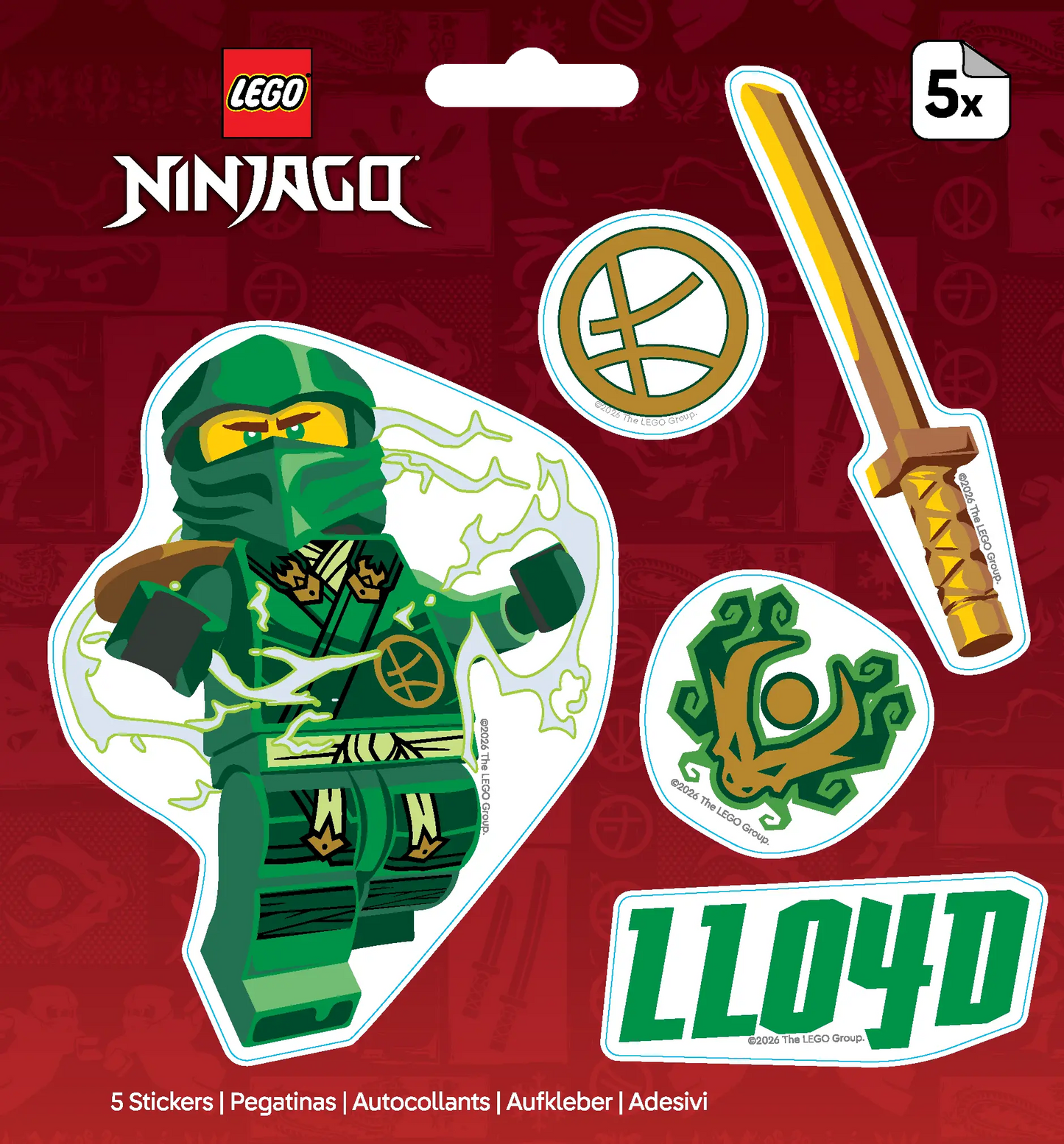 LEGO® NINJAGO® Sticker - Lloyd IQ Hong Kong, Ltd.