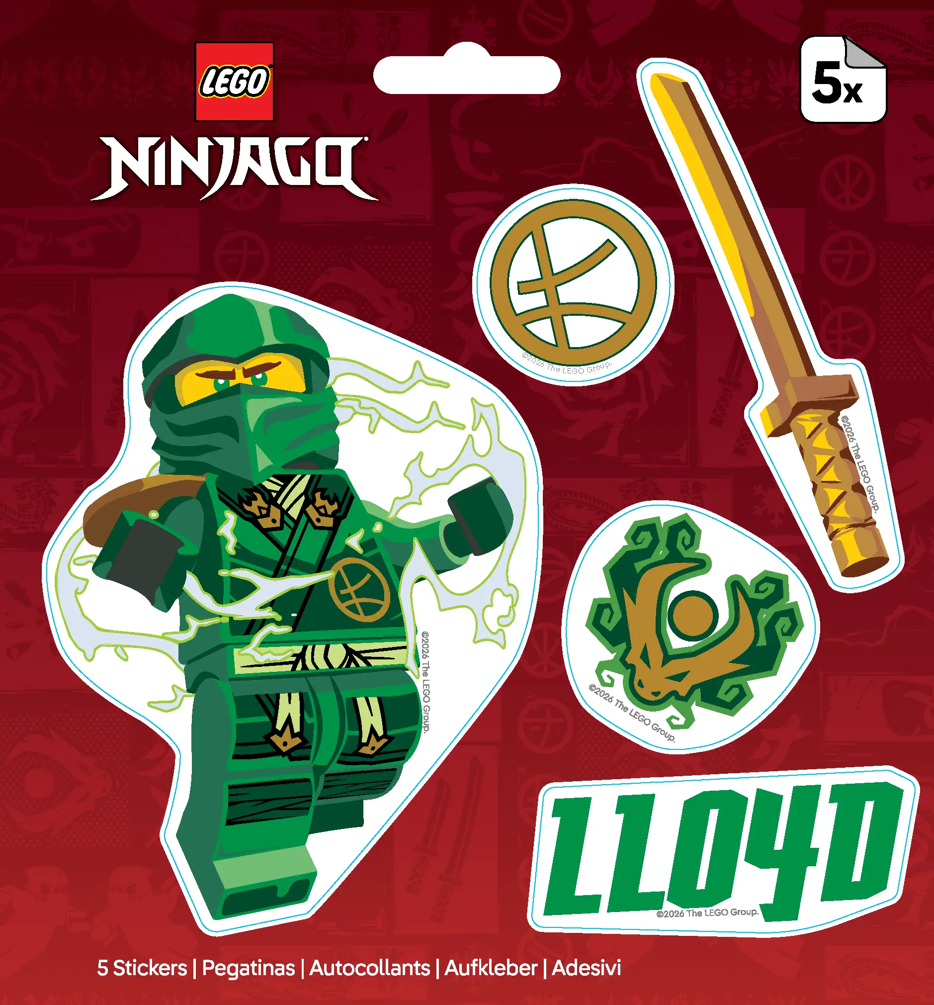 LEGO® NINJAGO® Sticker - Lloyd IQ Hong Kong, Ltd.