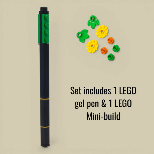 LEGO® Pen Pal Gel Pen with Building Toy - Botanical Yellow Flowers (53715) 
