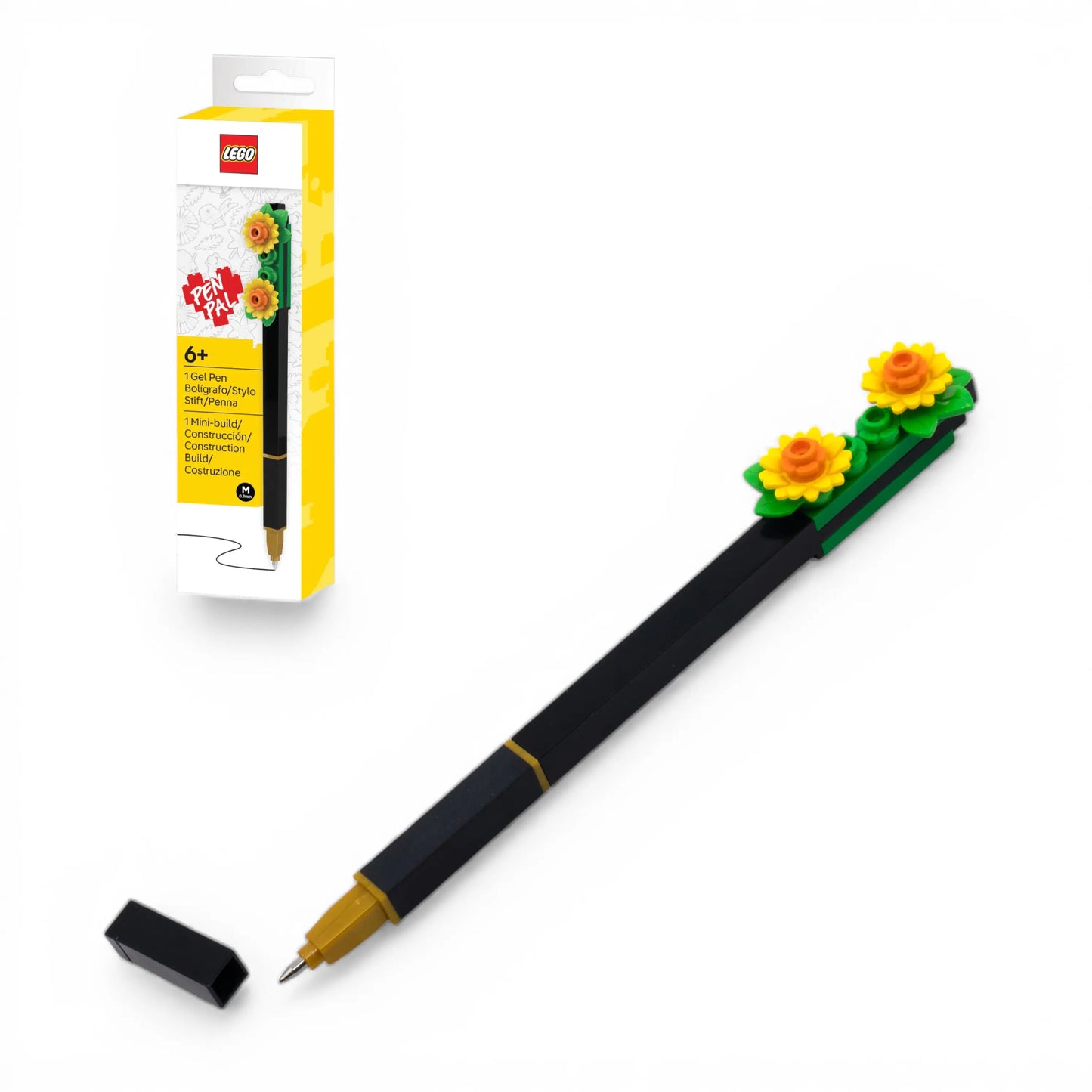 LEGO® Pen Pal Gel Pen with Building Toy - Botanical Yellow Flowers (53715) 