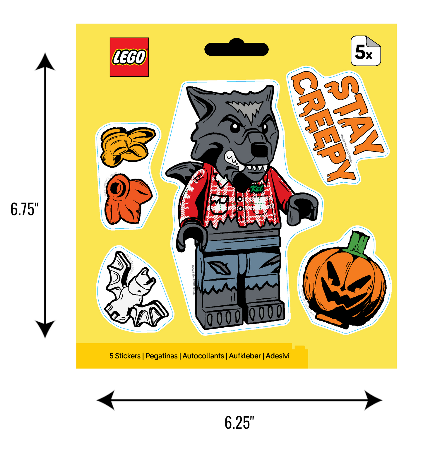 LEGO® Minifigures™ Sticker - Halloween Werewolf (53833) 