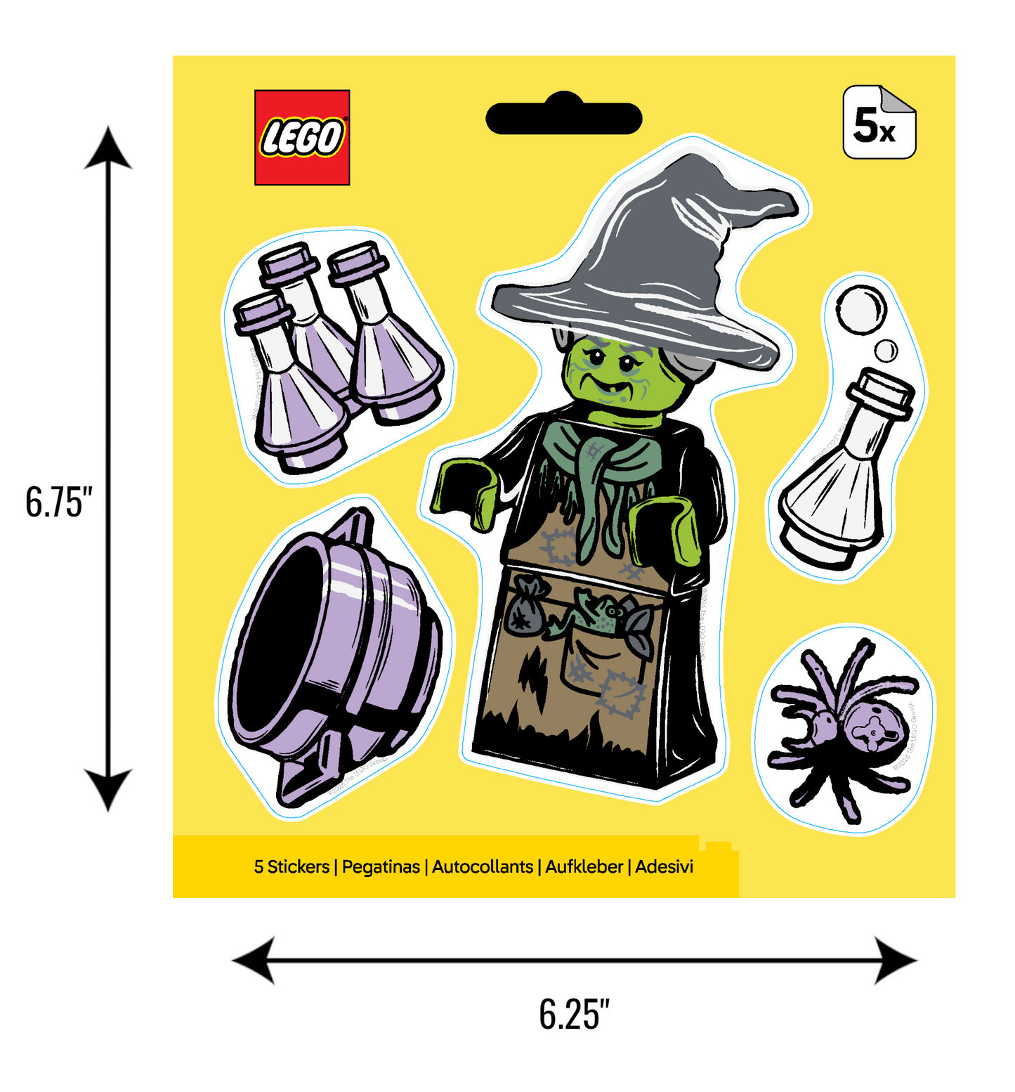 LEGO® Minifigures™ Sticker - Halloween Witch (53832) 