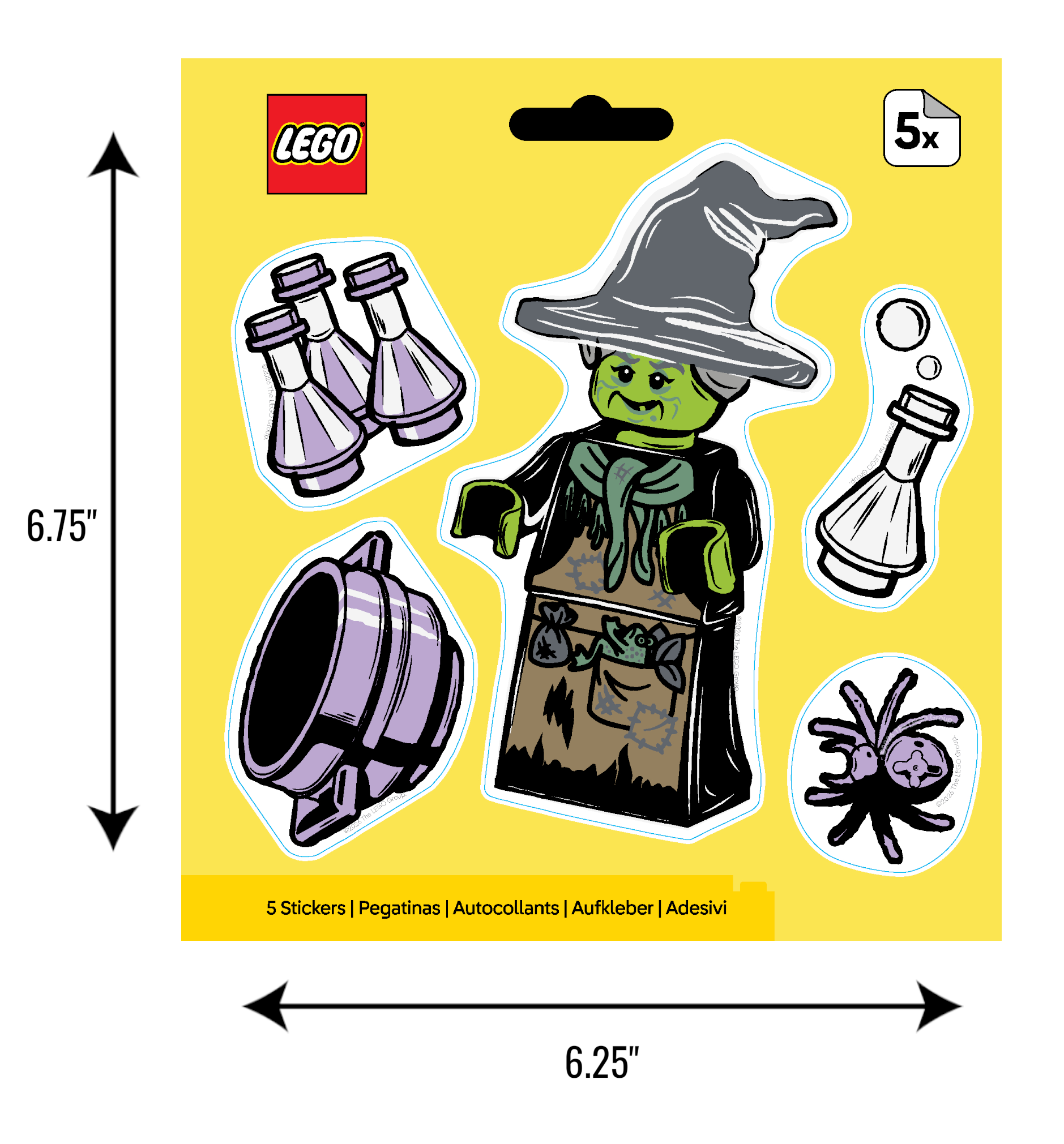 LEGO® Minifigures™ Sticker - Halloween Witch (53832) 