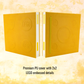 LEGO Locking Notebook with Gel Pen Yellow - in Box 