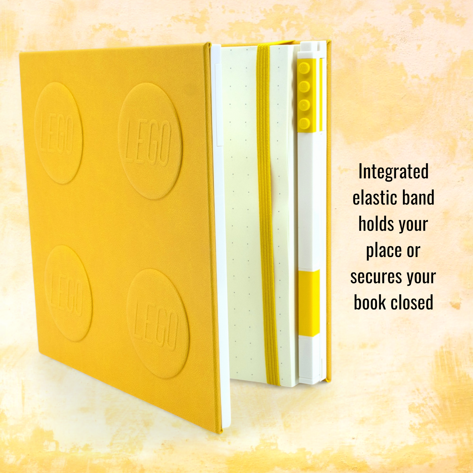 LEGO Locking Notebook with Gel Pen Yellow - in Box 