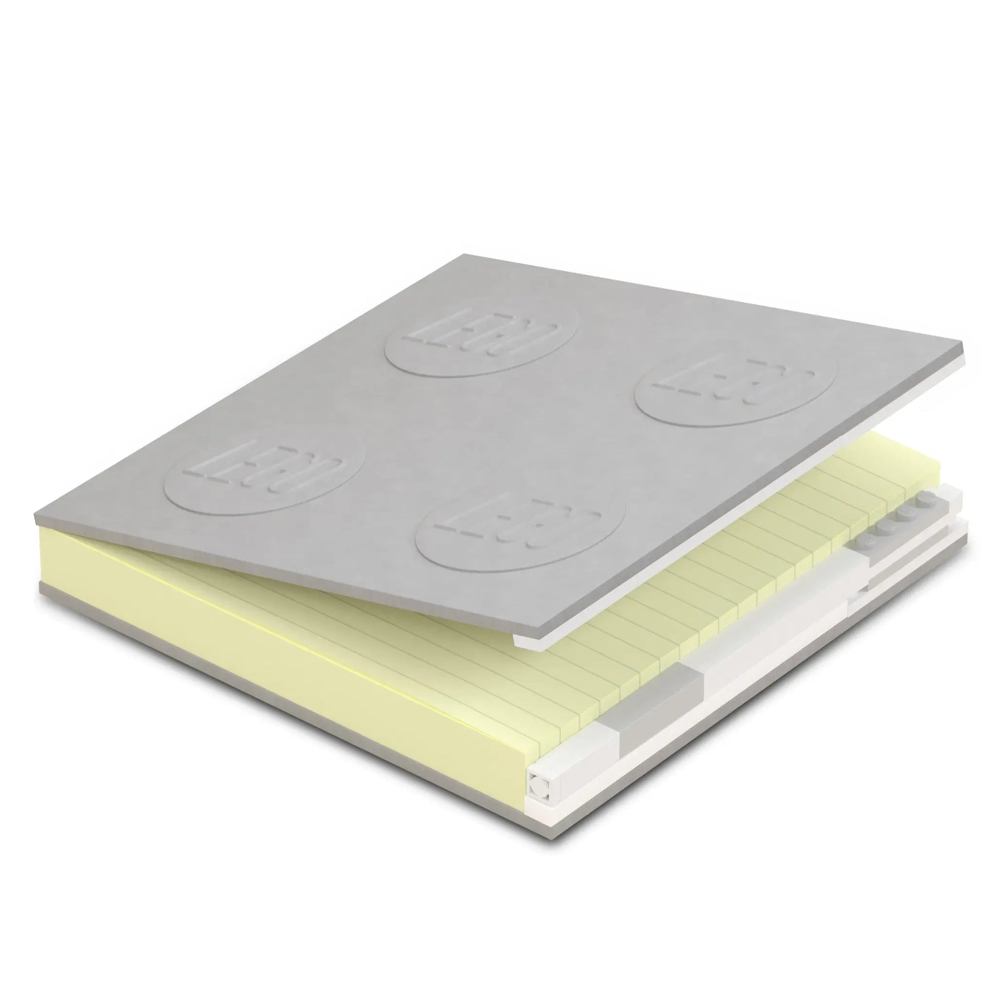 LEGO Stationery Locking Notebook with Gel Pen - Grey (52448) IQ Hong Kong, Ltd.