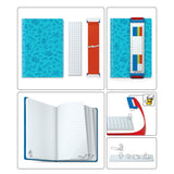 LEGO Stationery  Journal with Building Band -Blue
