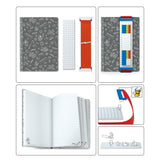 LEGO Stationery Journal with Building Band  - Grey