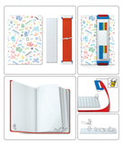 LEGO Stationery Journal with Building Band - White
