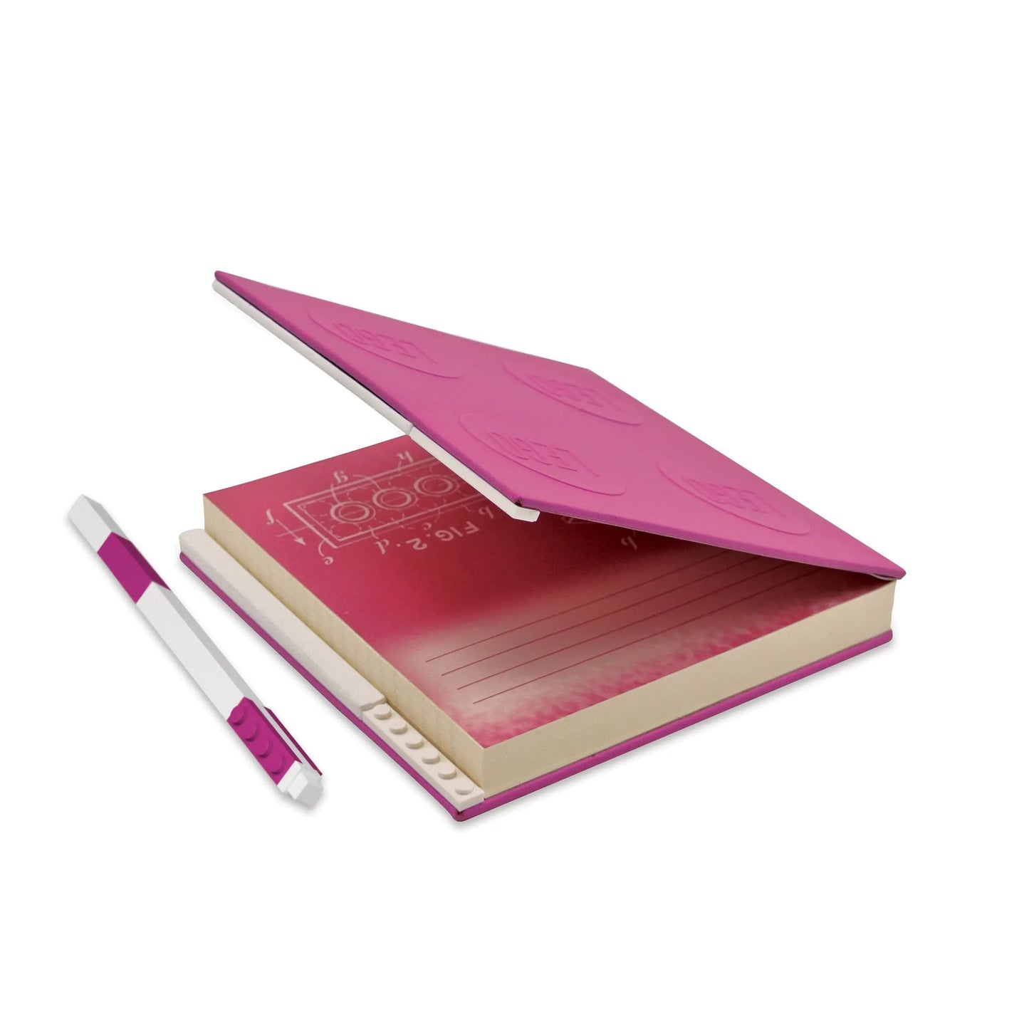 LEGO Stationery Locking Notebook with Gel Pen - Violet (52438) IQ Hong Kong, Ltd.