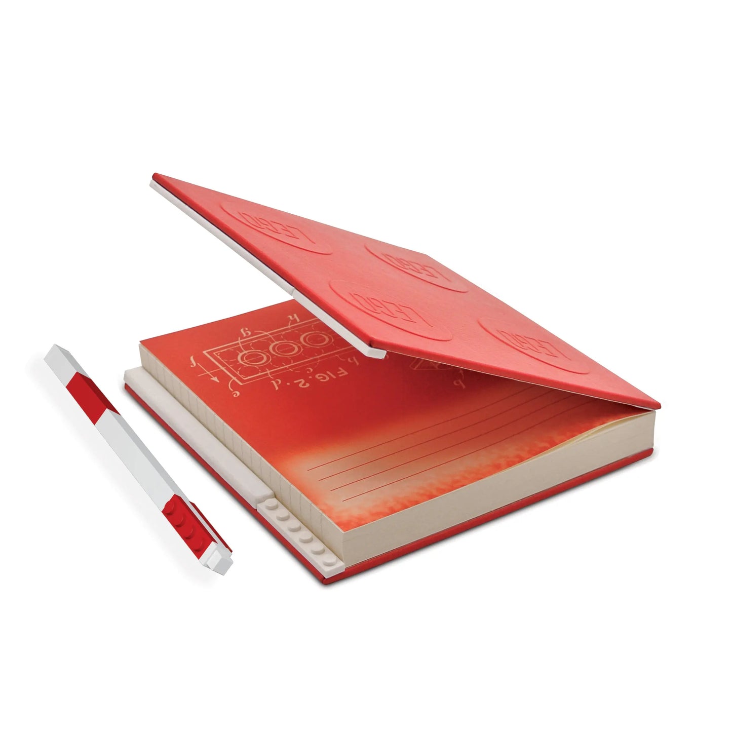 LEGO StationeryLocking Notebook and Gel Pen - Red (52439) IQ Hong Kong, Ltd.