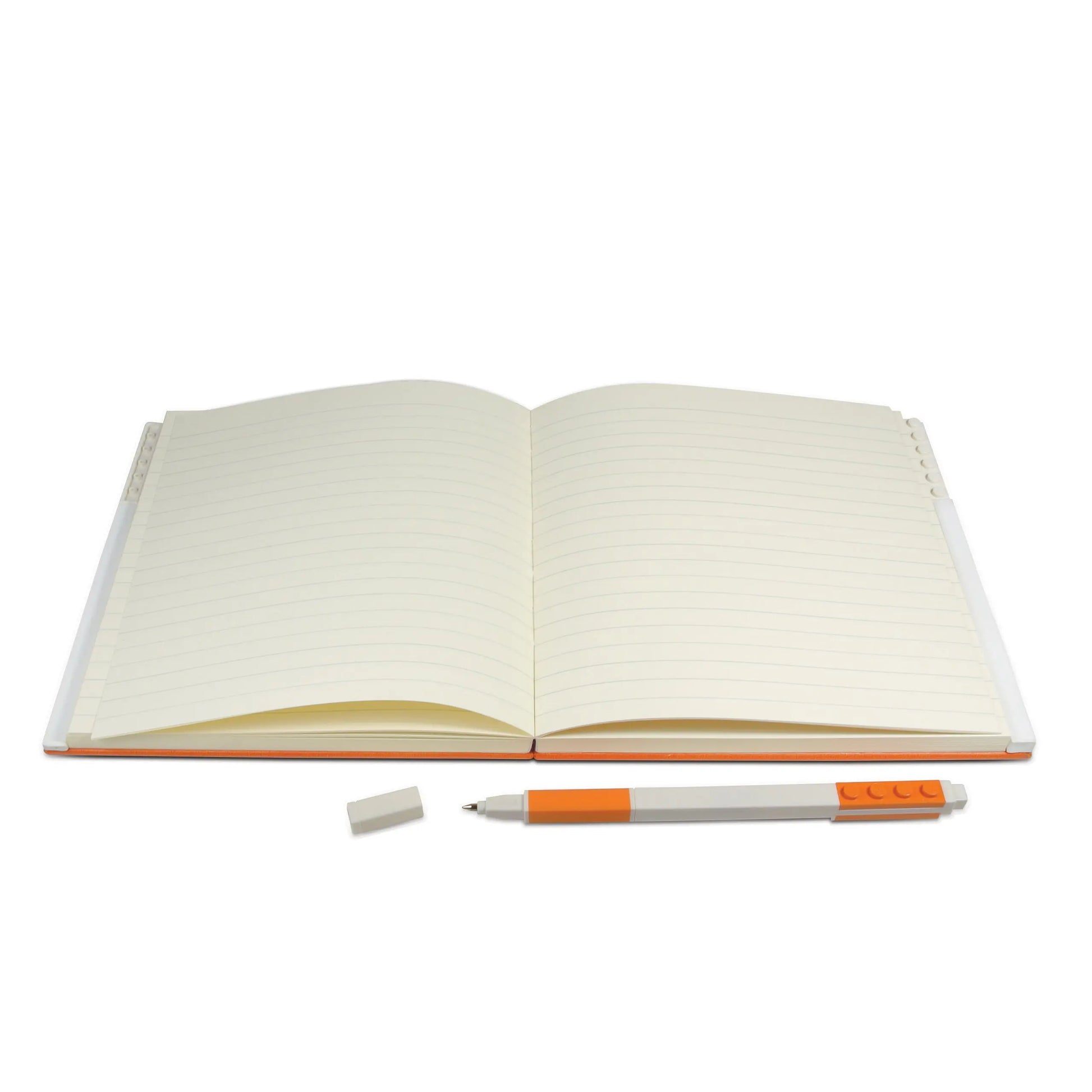 LEGO Stationery Locking Notebook with Gel Pen - Orange (52440) IQ Hong Kong, Ltd.