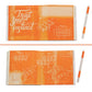 LEGO Stationery Locking Notebook with Gel Pen - Orange (52440) IQ Hong Kong, Ltd.