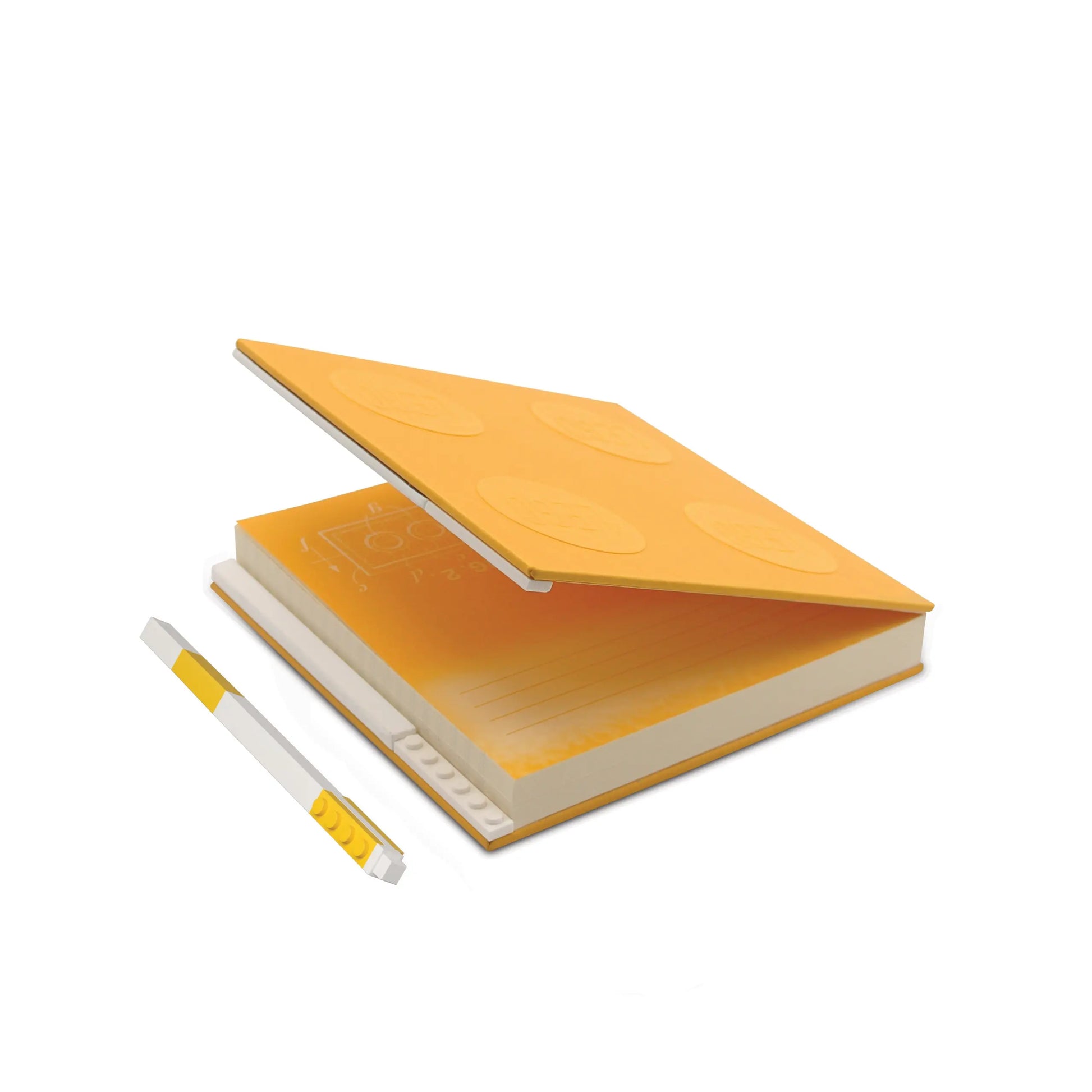 LEGO Stationery Locking Notebook with Gel Pen - Yellow (52441) IQ Hong Kong, Ltd.