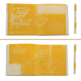 LEGO Stationery Locking Notebook and Gel Pen - Yellow