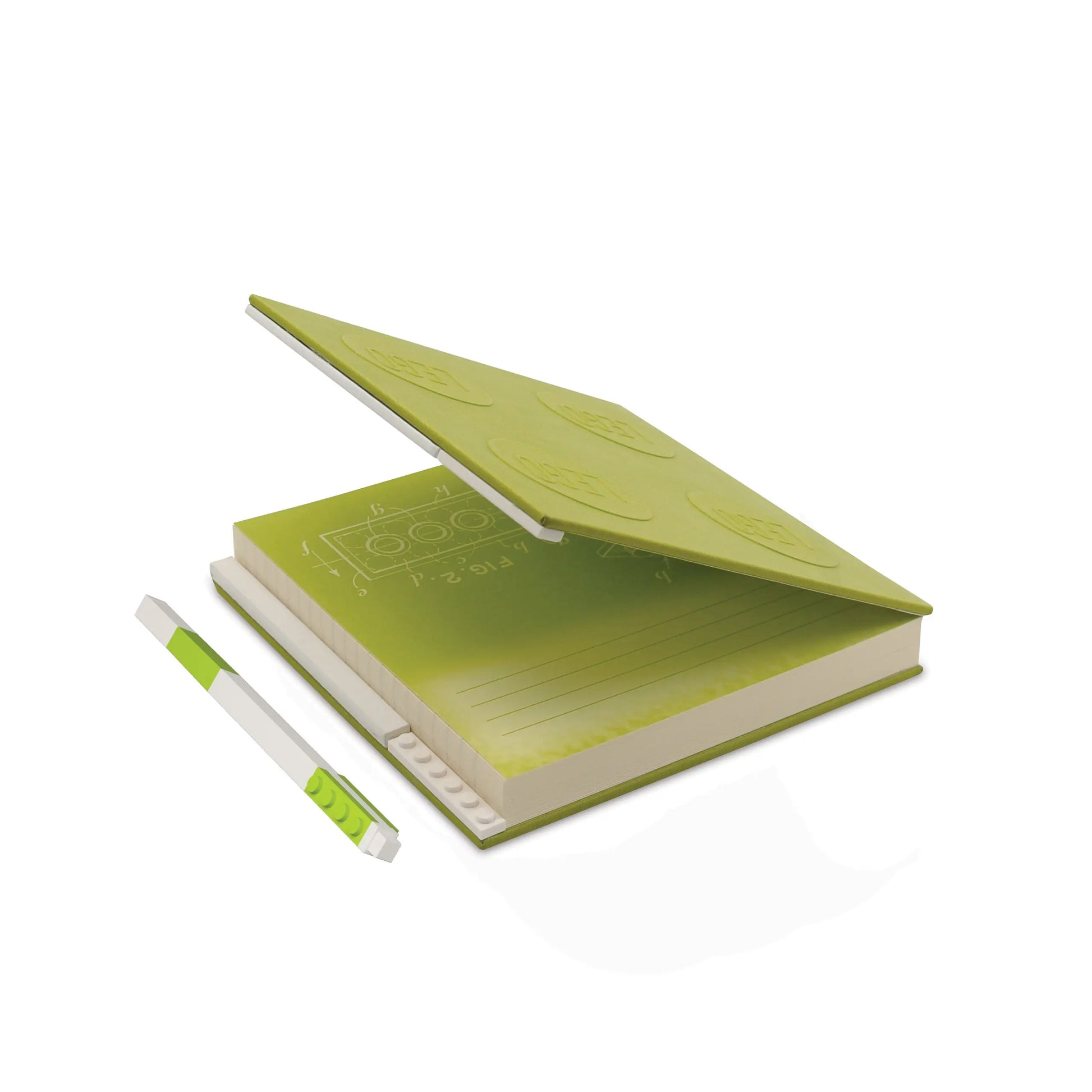LEGO Stationery Locking Notebook with Gel Pen - Lime (52442) IQ Hong Kong, Ltd.