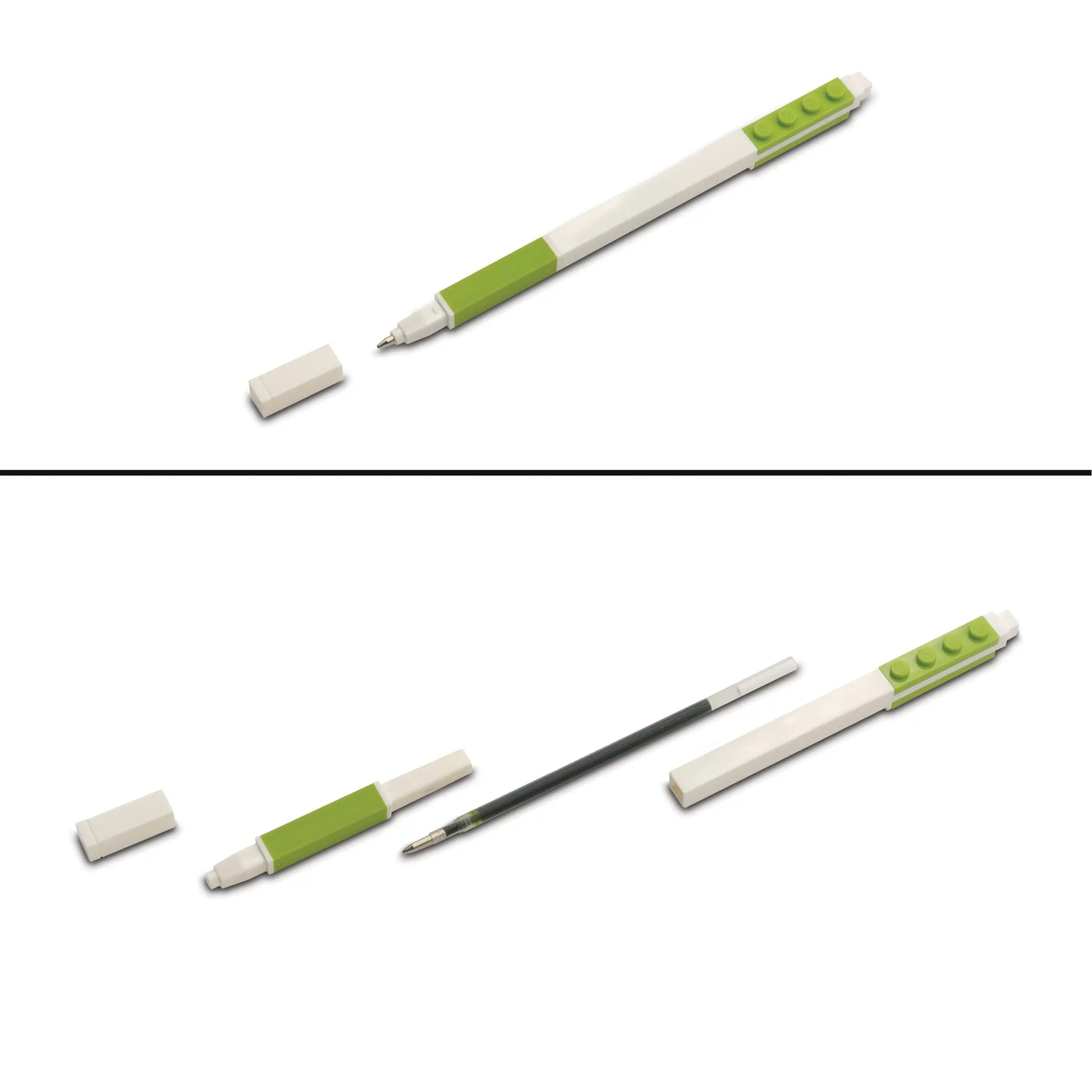 LEGO Stationery Locking Notebook with Gel Pen - Lime (52442) IQ Hong Kong, Ltd.